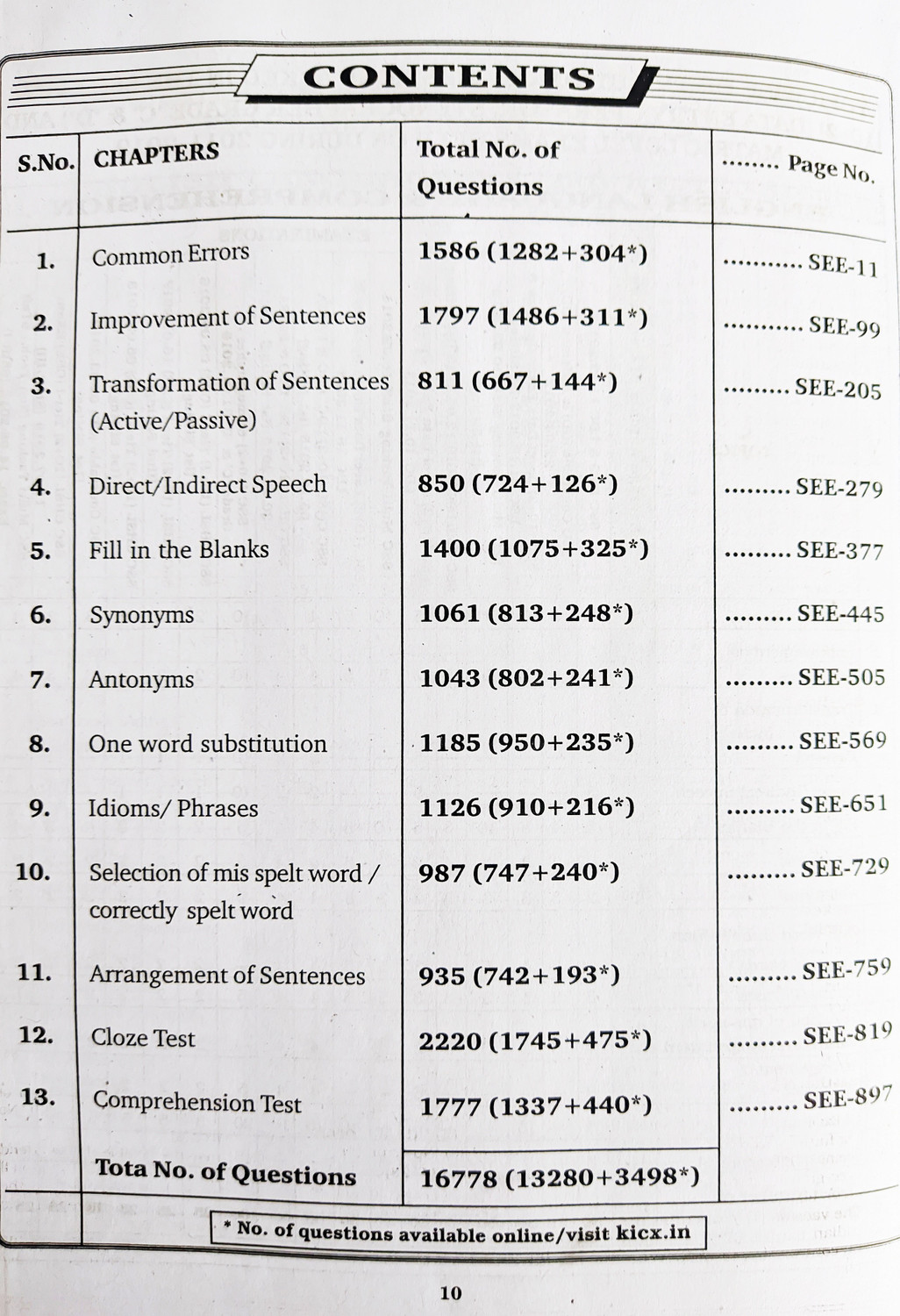 Image of Kiran SSC English Language Chapter Wise Solved Papers 1997- Till Date