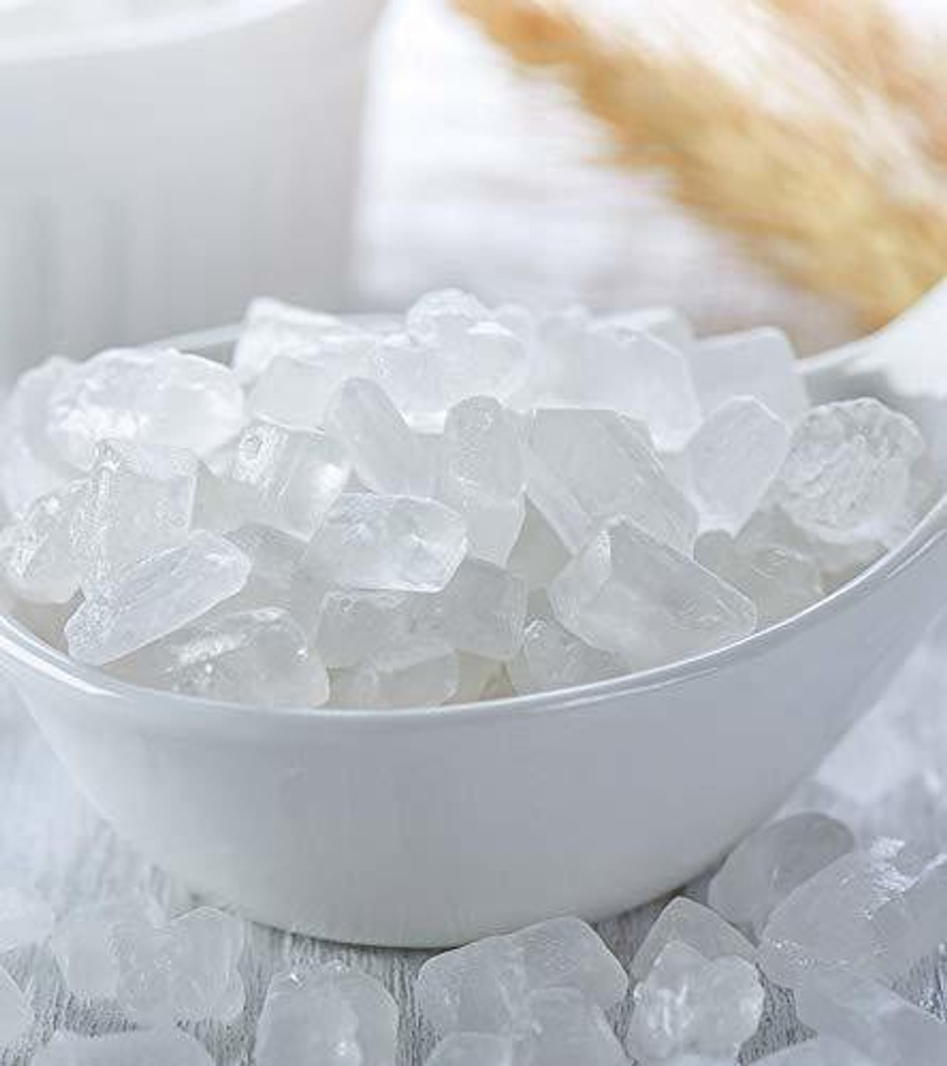 Image of eatyumm Mishri Dana|Cutting Misri|Weet Sugar Crystal Sugar 250 Grams|JarPack|Diamond Cut White Sugar