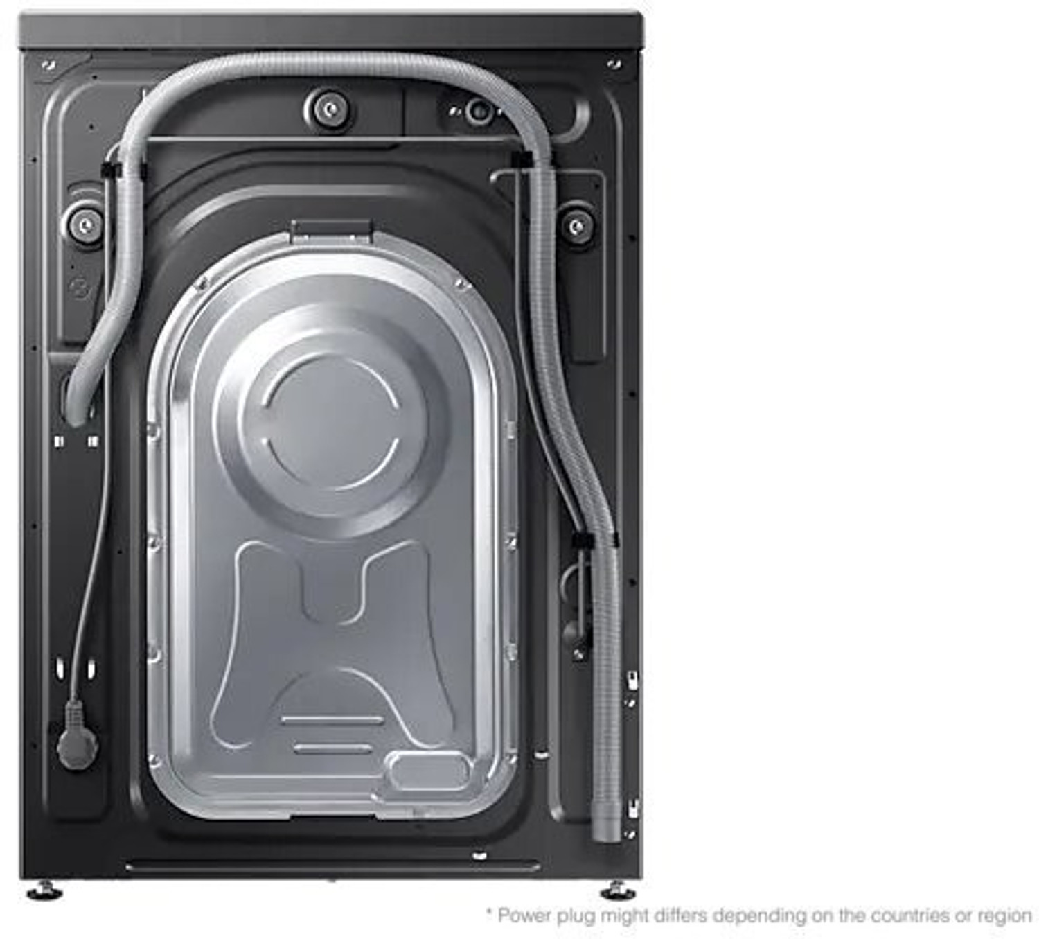 Image of Samsung 10 Washer with Dryer with Wi-Fi EnabledReady to Wear Clothes with In-built Heater Grey, Black