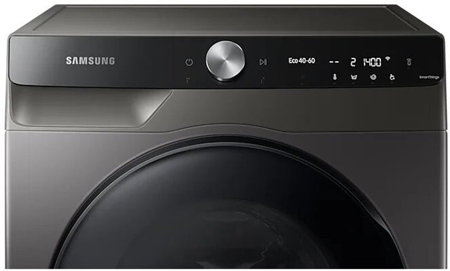 Image of Samsung 10 Washer with Dryer with Wi-Fi EnabledReady to Wear Clothes with In-built Heater Grey, Black
