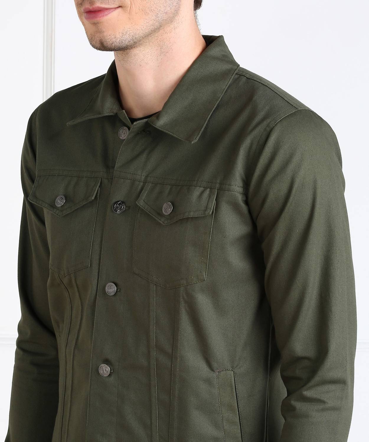 MONTREZ Full Sleeve Washed Men Jacket - Image 4