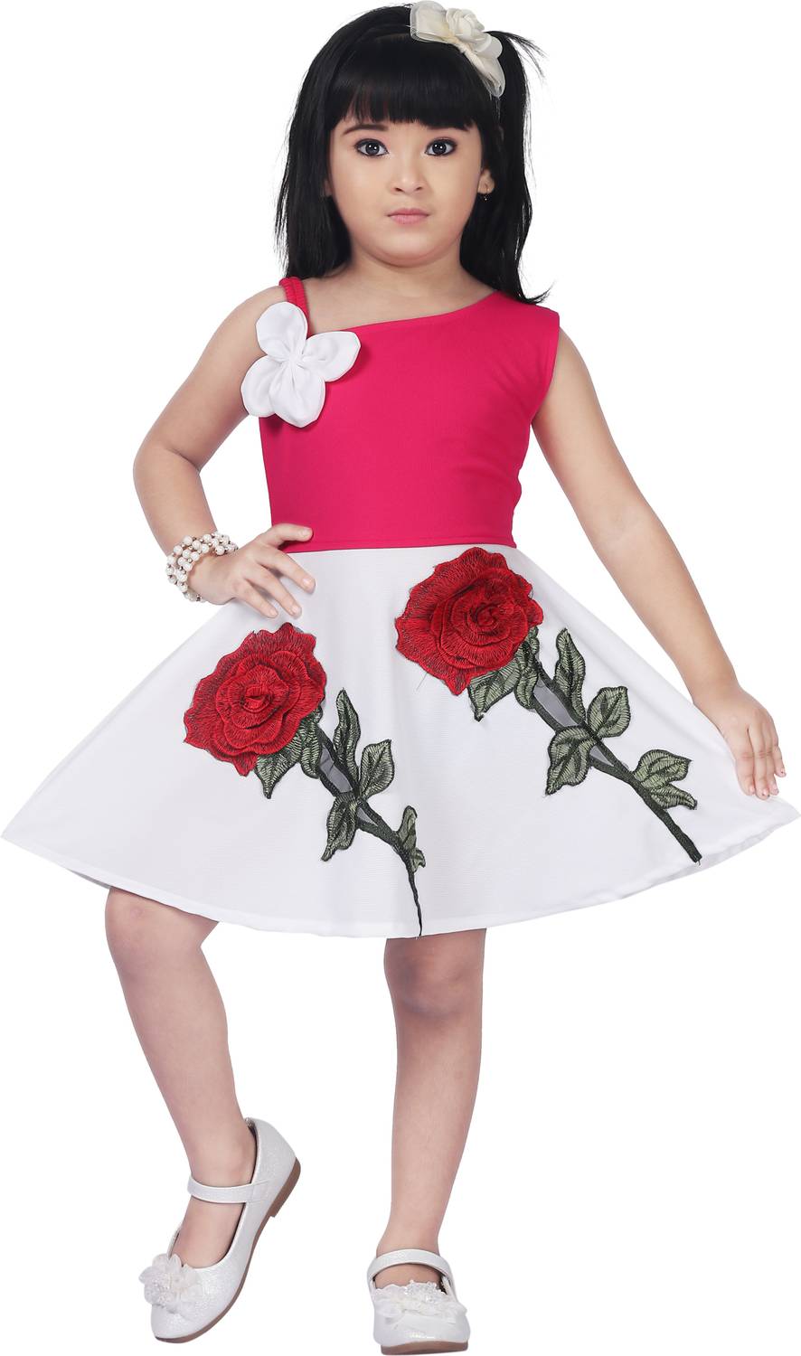 First Bird Girls Midi/Knee Length Festive/Wedding Dress