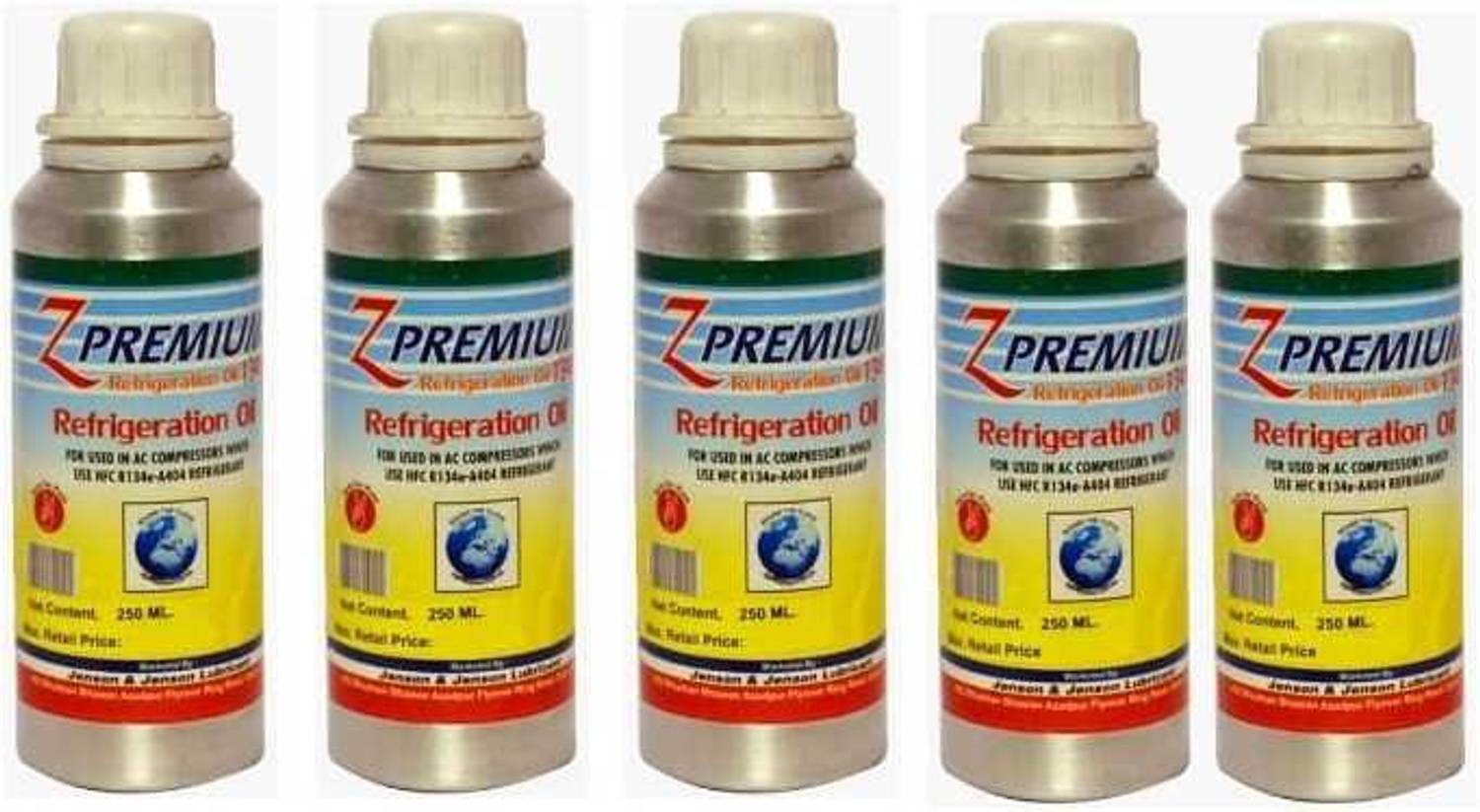 Z PREMIUM 768769329661 Refrigeration Oil R 134A - 250 ml - (5 pc