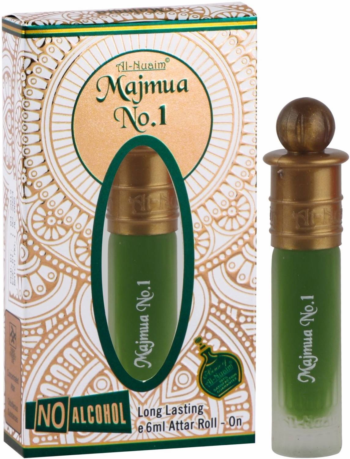 Al-Nuaim Eco series Majmua No.1 Alcohol Free Attar Roll On - 6ml Floral Attar
