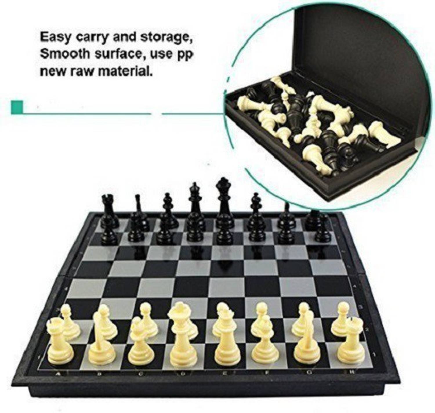 Bestie Magnetic Chess Board 24.13 cm - Image 2