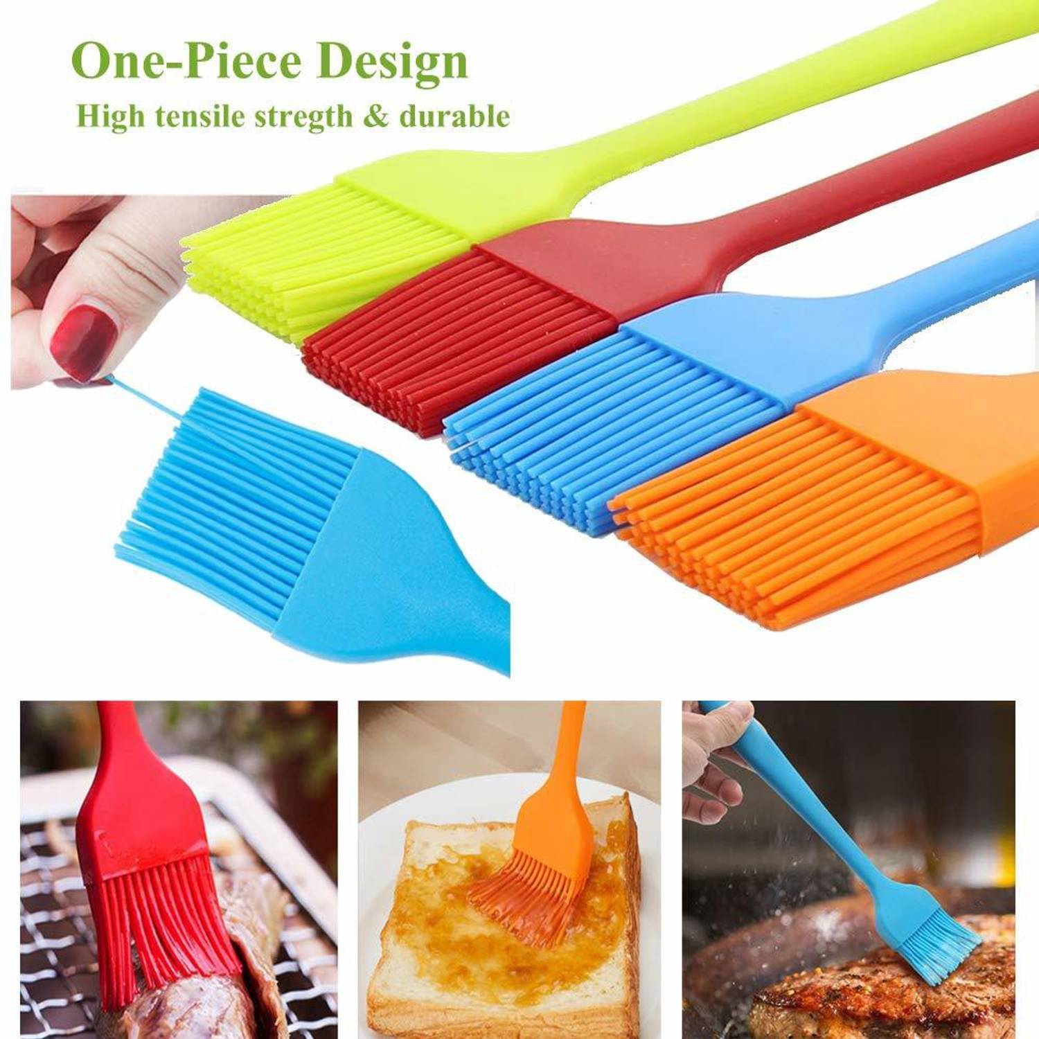 aurapuro Silicone Material, Nonstick Flat Pastry Brush