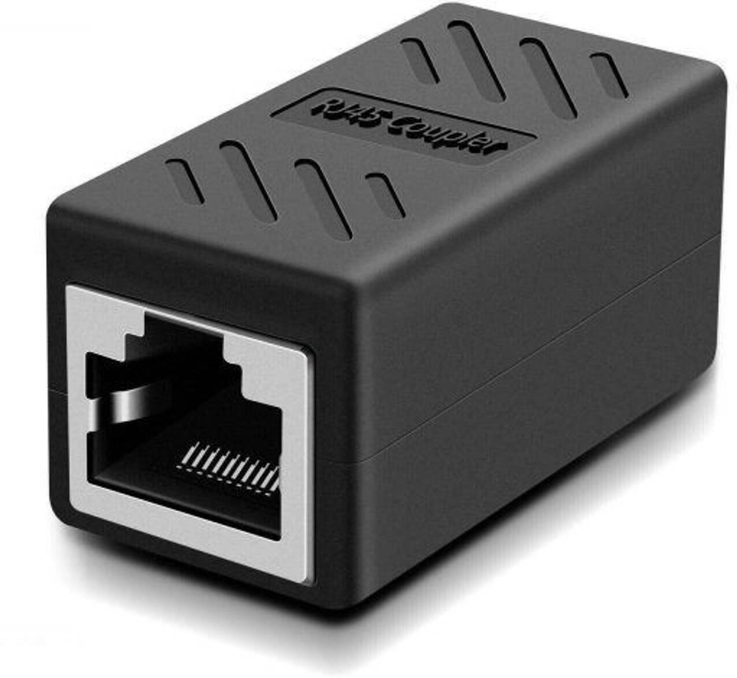 99Gems (PACK OF 1) DURABLE & STRONG SHIELDED 8P8C RJ45 COUPLER, ETHERNET CABLE ADSL EXTENSION JOINTER ADAPTER CONNECTOR, INLINE LAN FEMALE TO FEMALE EXTENDER PLUG COMPATIBLE WITH CAT7 CAT6 CAT5E CABLE Wired Ethernet Lan Adapter compatible with Mac, Linux, Windows