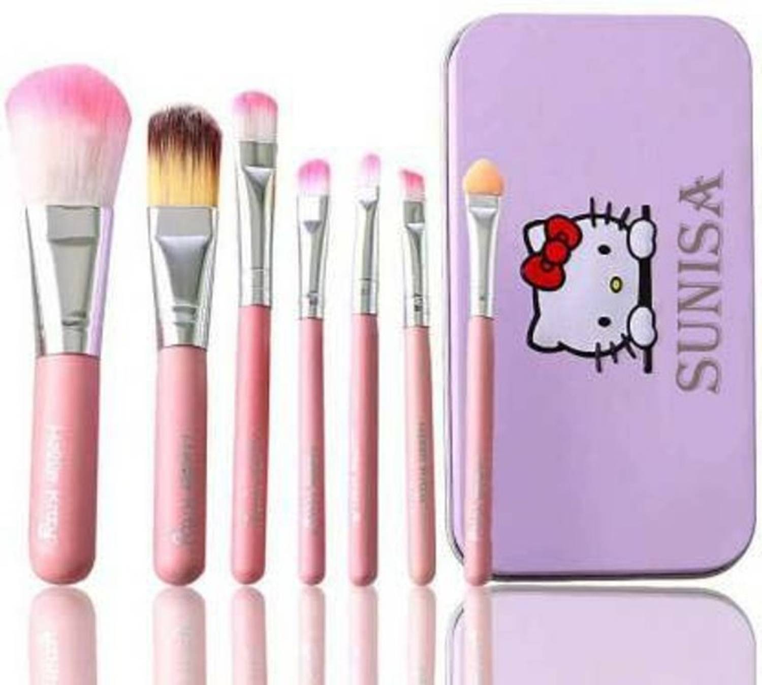 sunisa Authentic 7pcs Mini Pink brush set (Pack of 7)