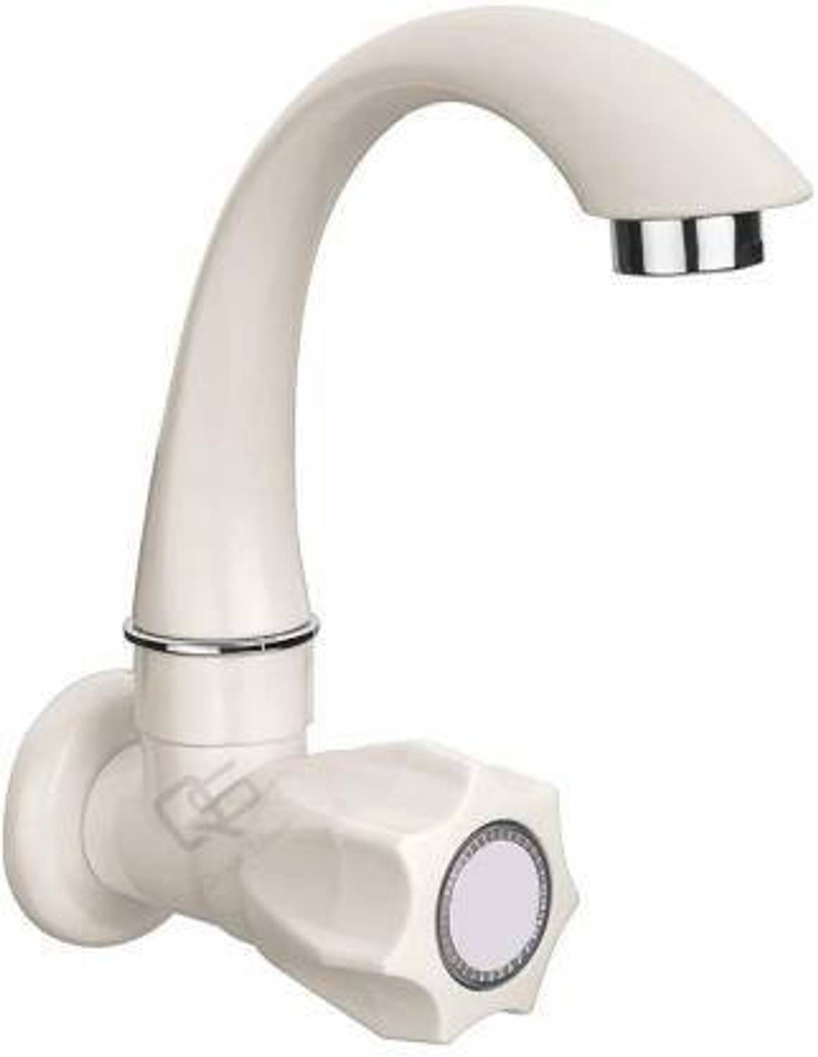 BBR Flexible 360 Degree PVC Cock Water for Sink Kitchen With Flange Bib Tap Faucet