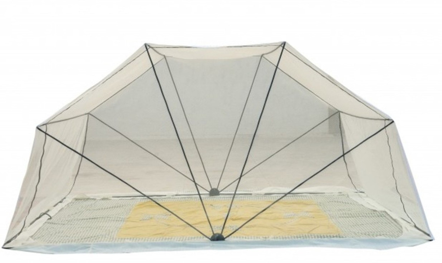 Image of Comfortnet 60inchX78inch Cream Polyester Washable Adults Mosquito Net