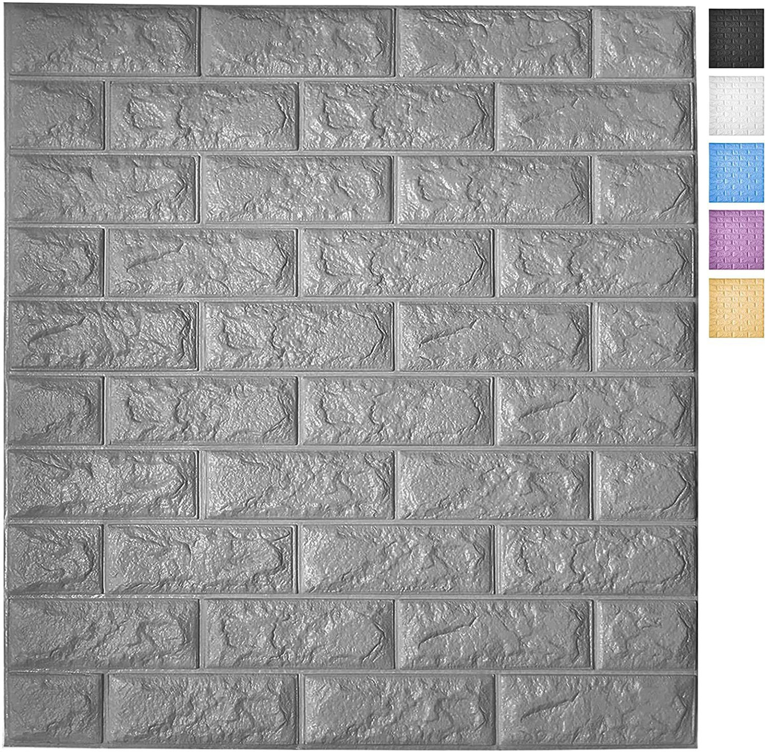 Image of Skywall 77 cm 3D BRICK WALL STICKER FOR WALL Self Adhesive Sticker