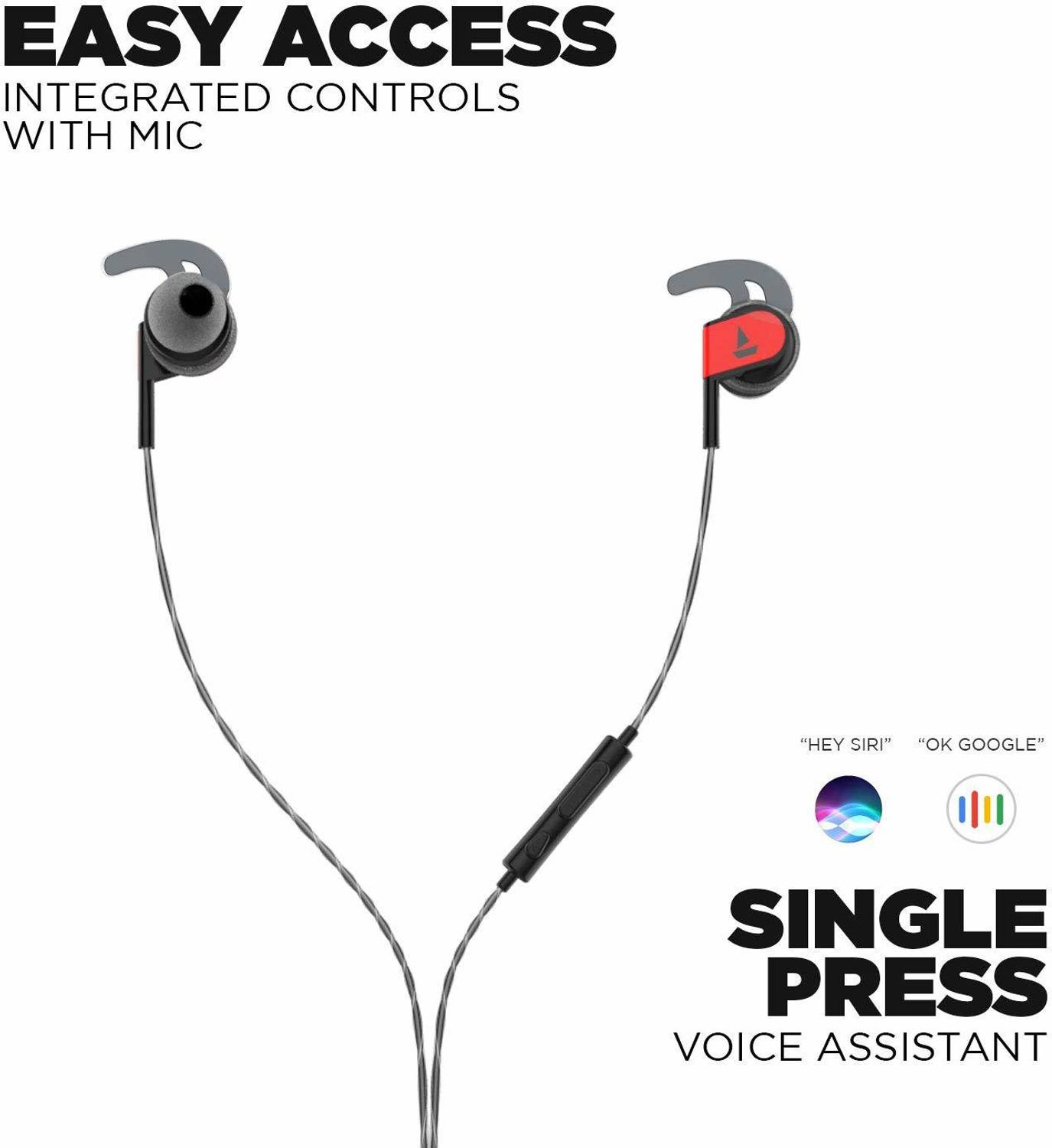 boAt Bassheads 242 Wired Earphones Black - Image 4