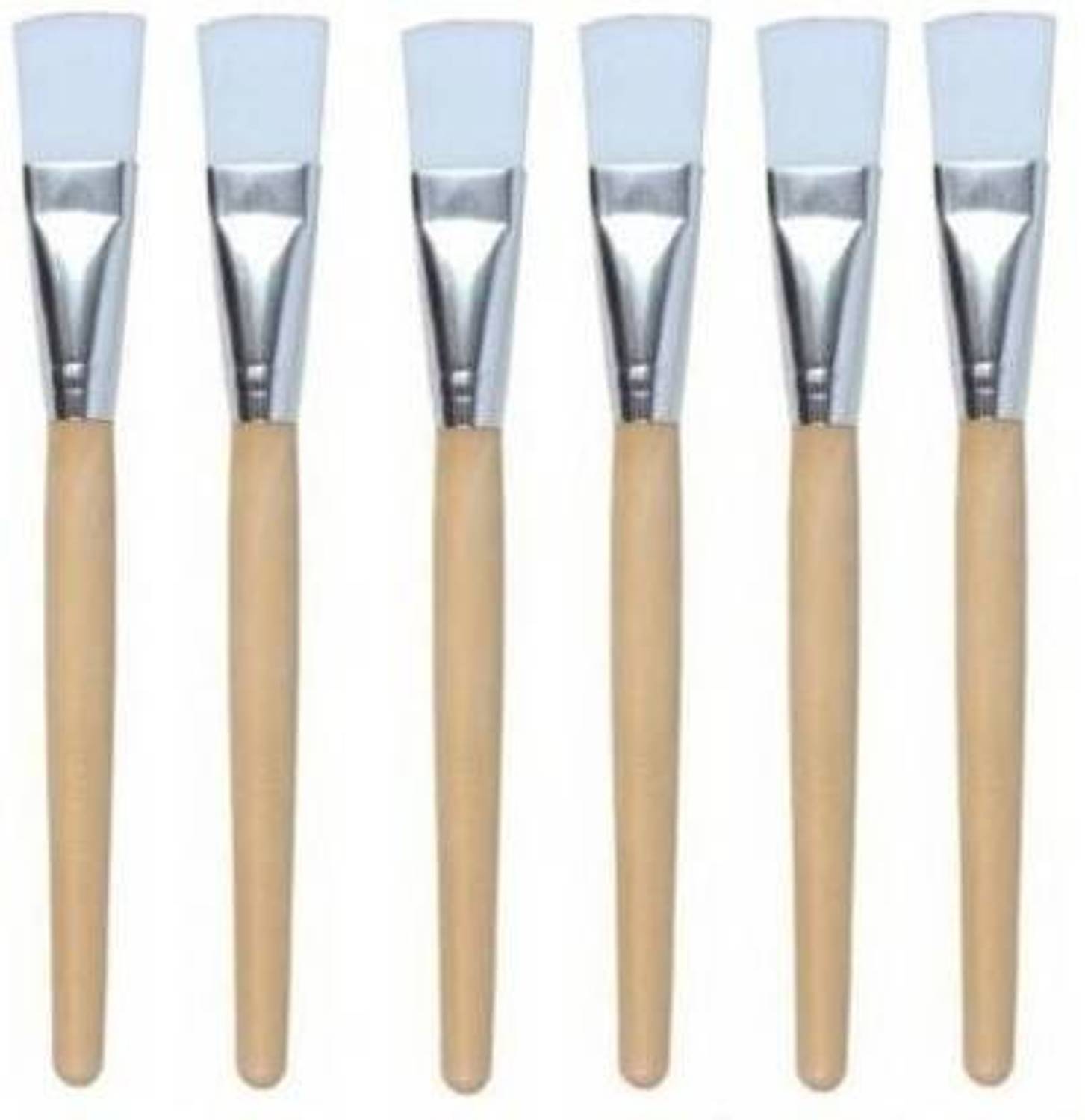 Crazy girl Professional Face Pack and Facial Bleach Brush (Pack of 6)
