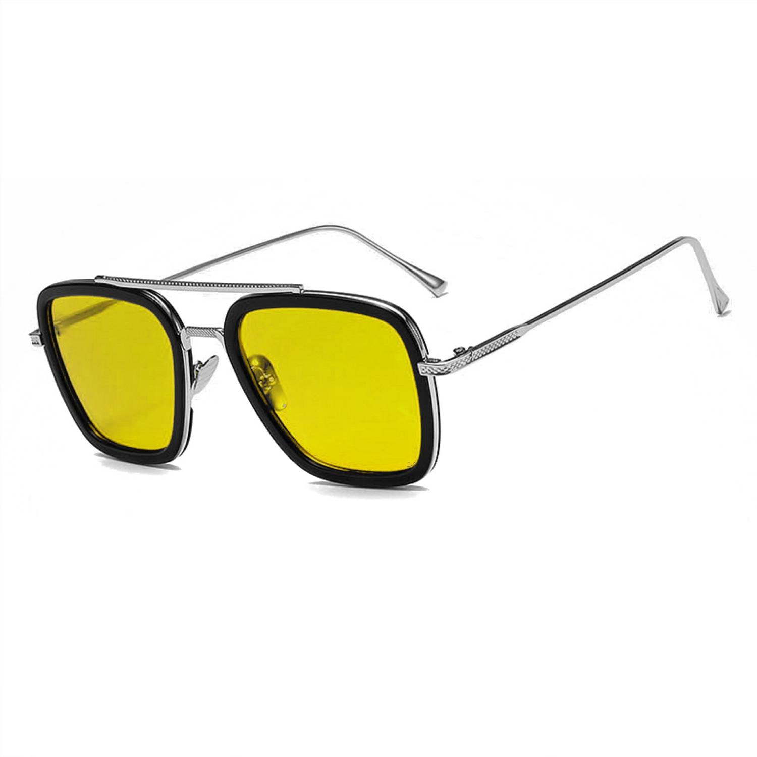Augen Retro Square Sunglasses