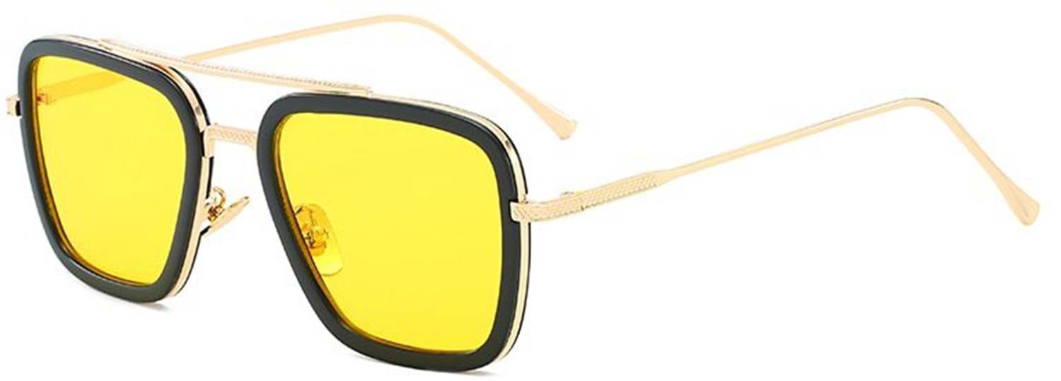 Augen Retro Square Sunglasses