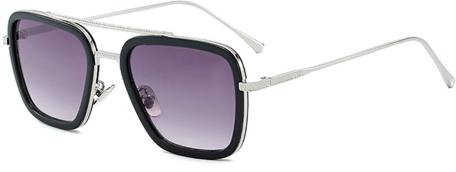 Augen Retro Square Sunglasses
