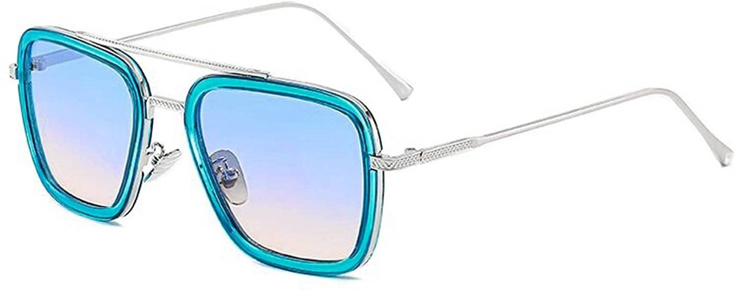 Augen Retro Square Sunglasses