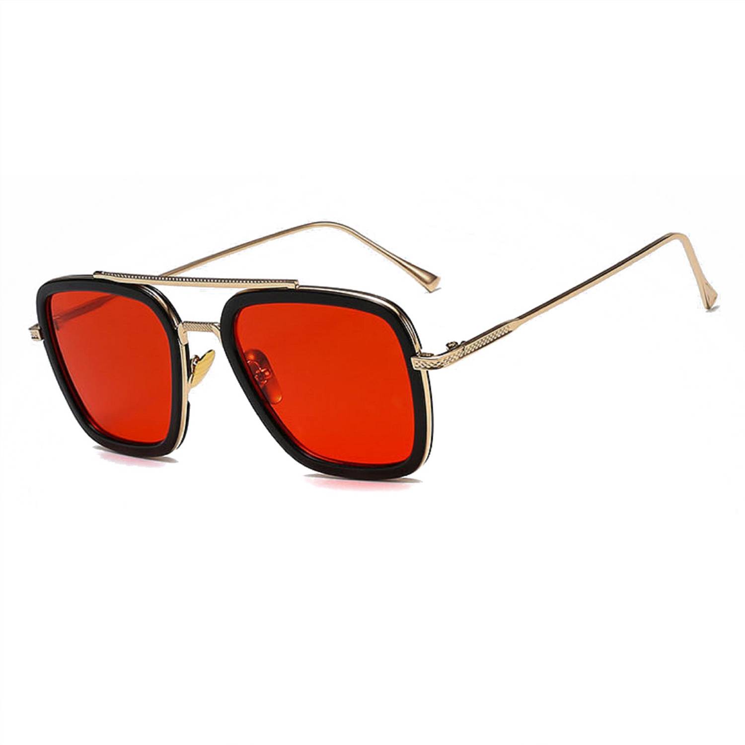 Augen Retro Square Sunglasses