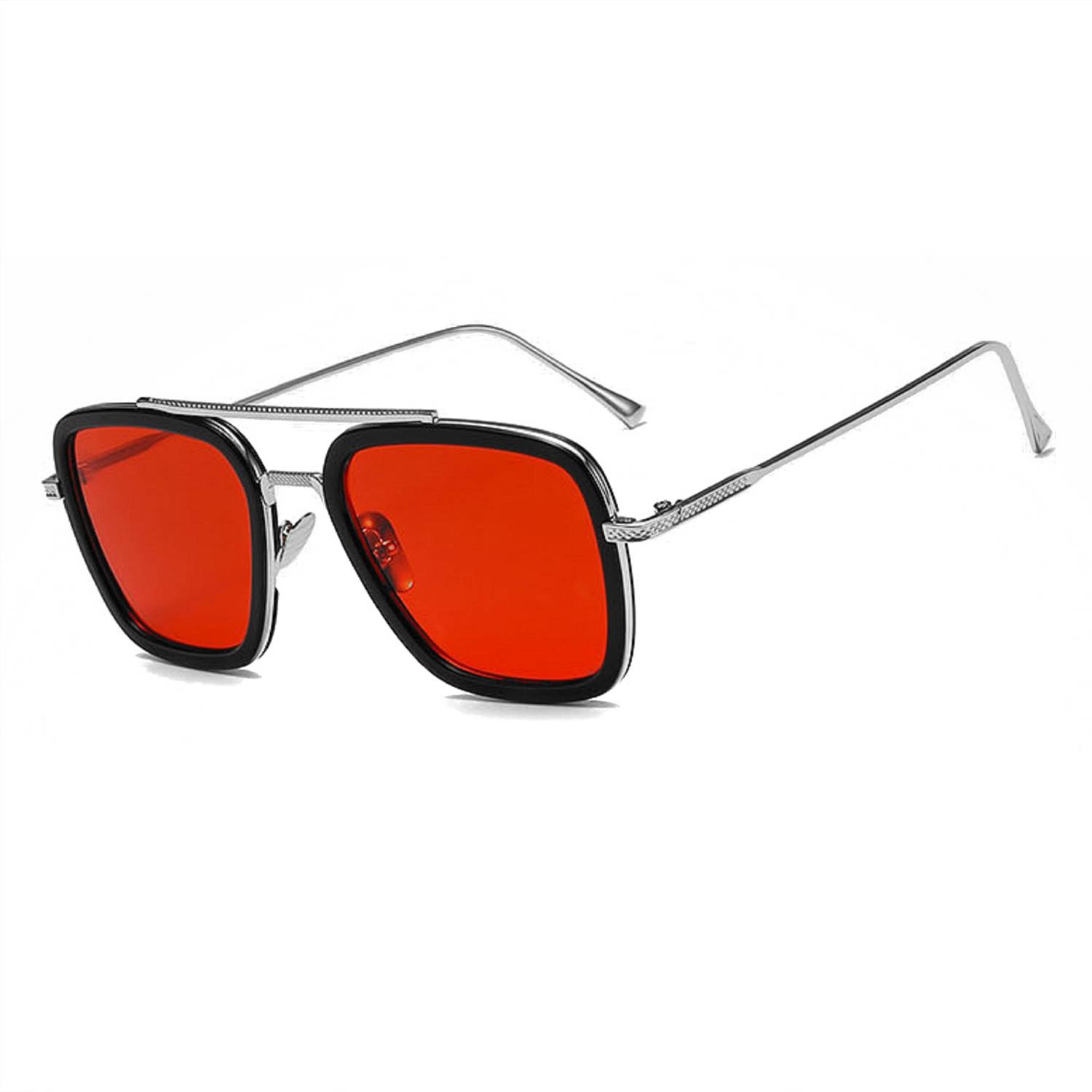 Augen Retro Square Sunglasses