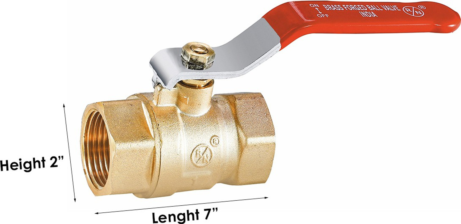 Image of RN Forged Brass , Nickel Plated Art-1710 32Mm(1-1 /4') Ball Valves