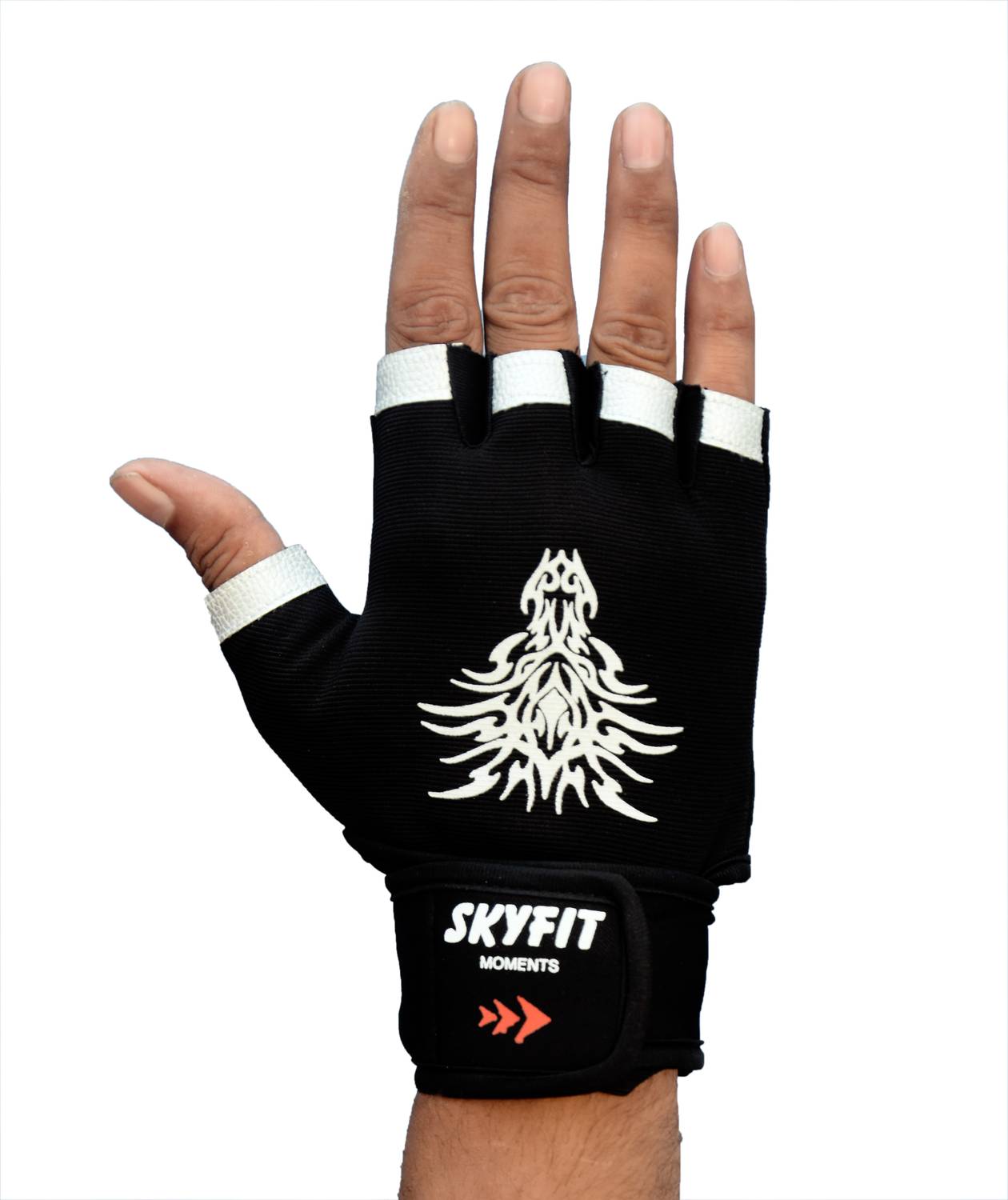 LITE FEEL Black Sports Gloves - Image 5