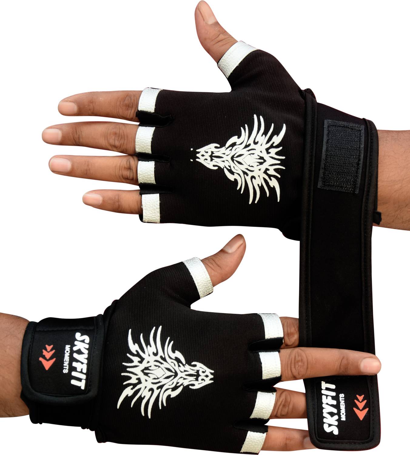 LITE FEEL Black Sports Gloves - Image 4