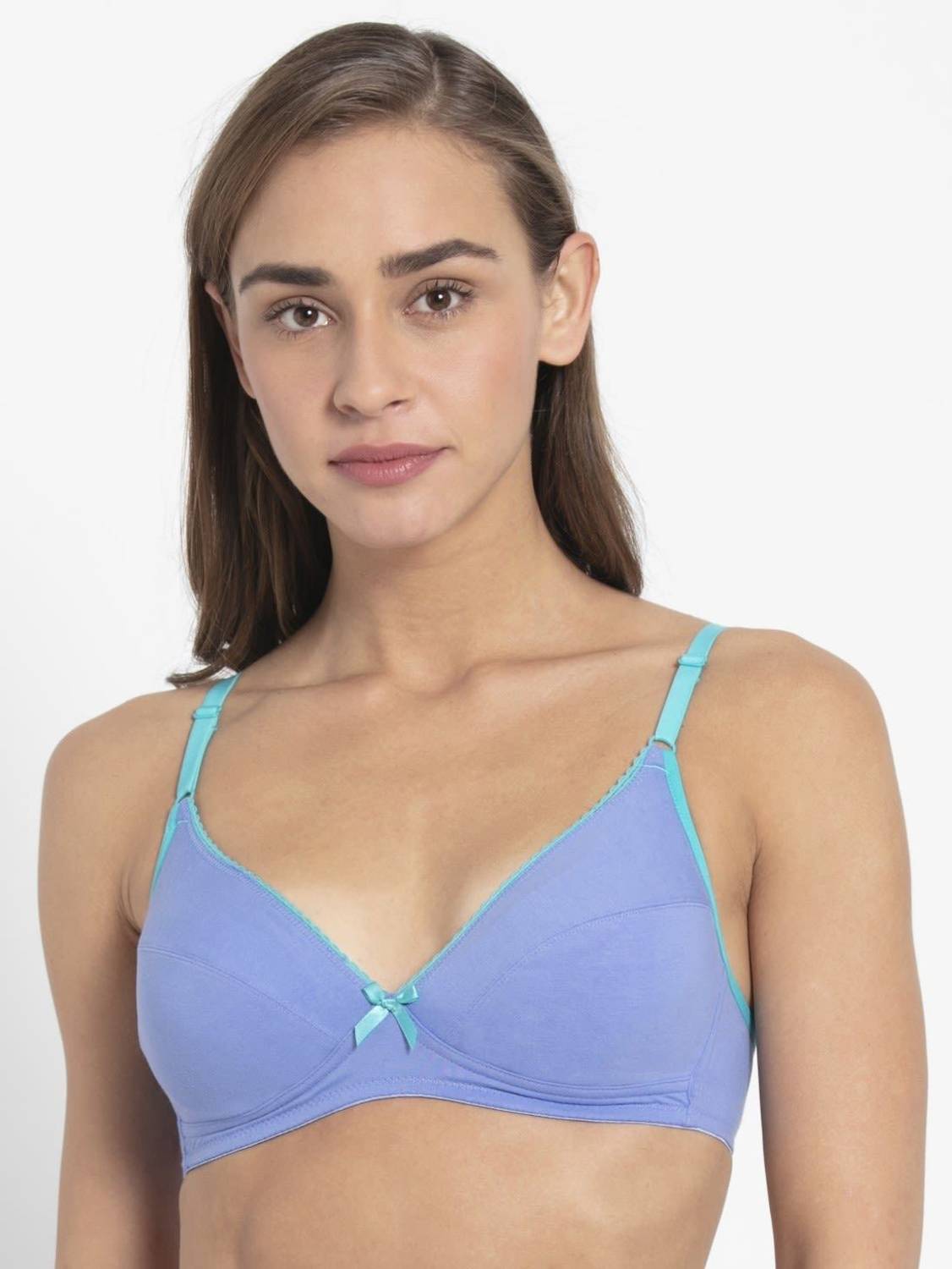 JOCKEY 3101 Women Bralette Non Padded Bra - Buy Iris Blue/JTEAL
