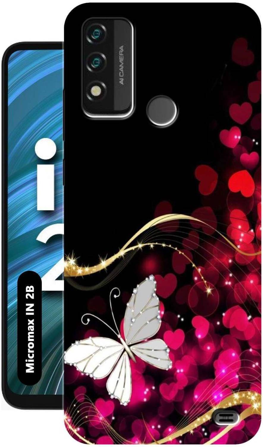 BUYMORE Back Cover for Micromax IN 2B