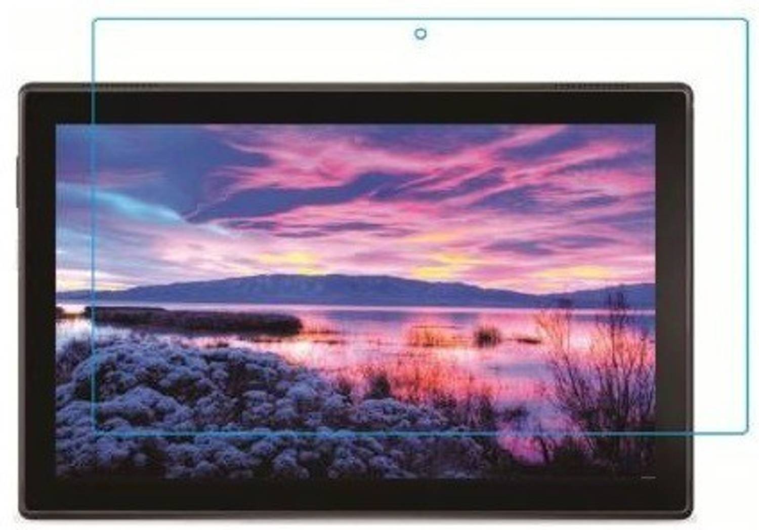 A-Allin1 Tempered Glass Guard for Lenovo Tab Tab 4 10inch TB-X304L TB-X304F TB-X304N, (Premium 3D Edge To Edge Full Glue Glass)