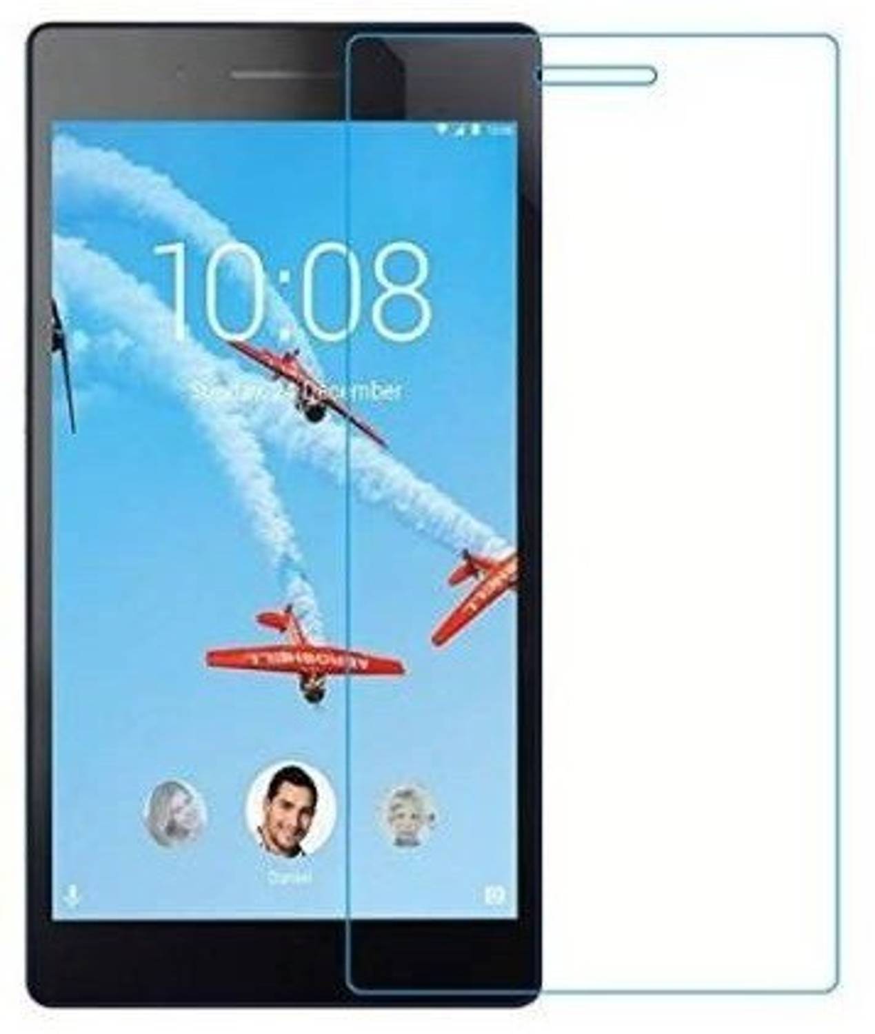 A-Allin1 Tempered Glass Guard for Lenovo Tab 7 (TB-A7504X), (Anti-Scratch & Smudge Proof Premium Tempered Glass)