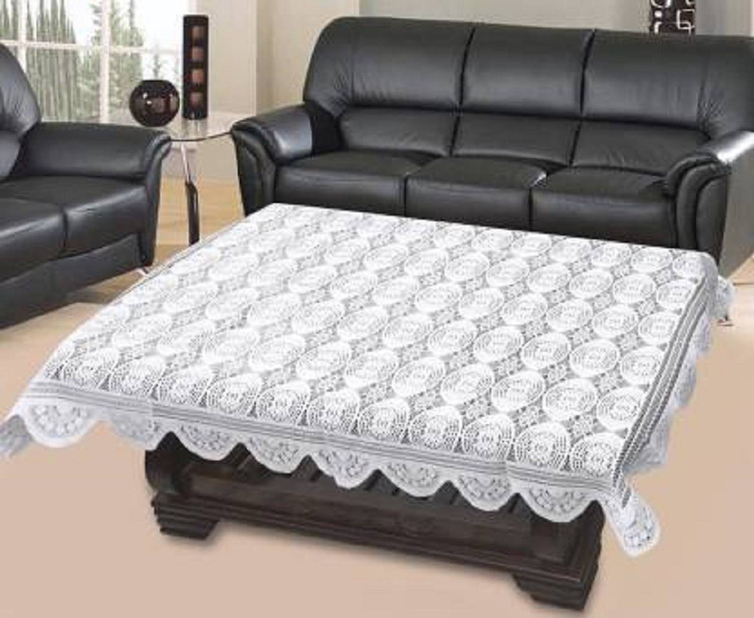 Abhsant Cotton 4 Seater Floral Table Cover