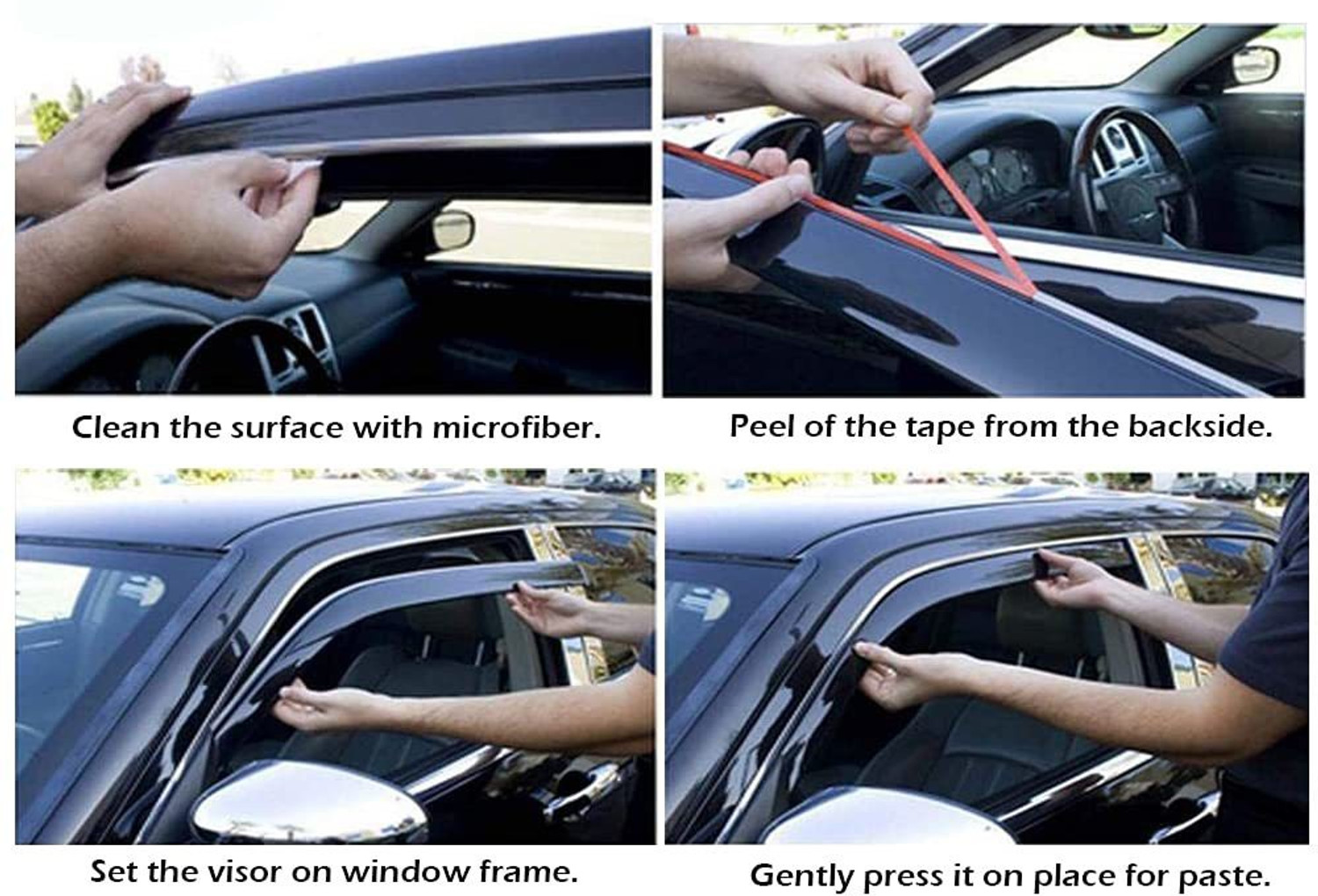 Image of Kilonk For Convertibles Front, Rear Wind Deflector