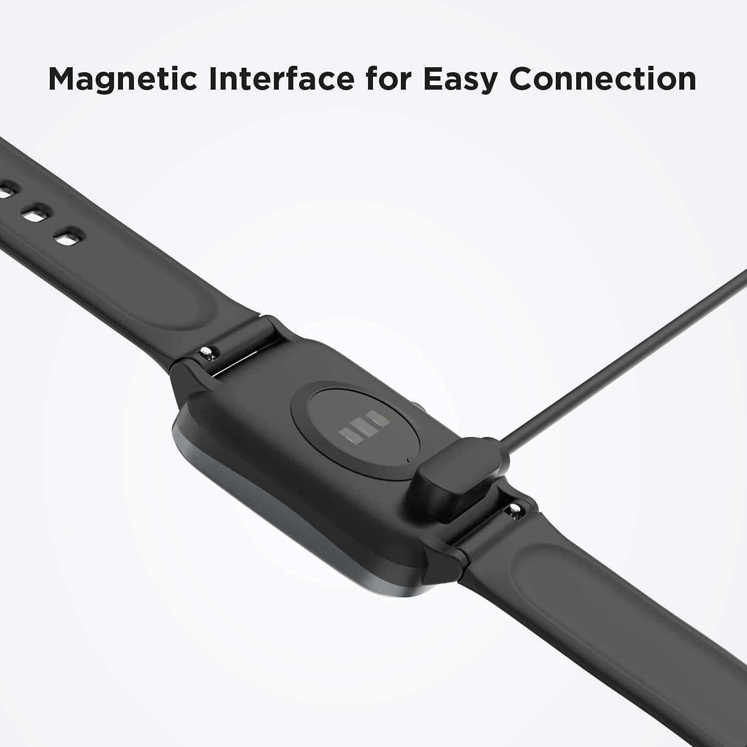 Image of IMMUTABLE Magnetic Charging Cable 4 m Watch Charger, w26 + Charger 4mm Adapter Smart Watch ( Charge only )
