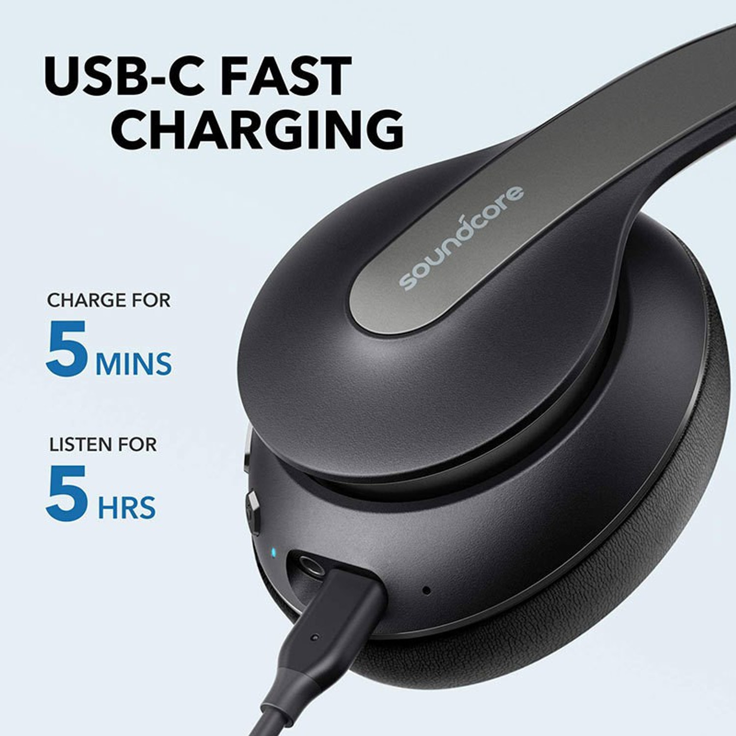 Image of Soundcore by Anker Life Q10 with Fast Charging Bluetooth