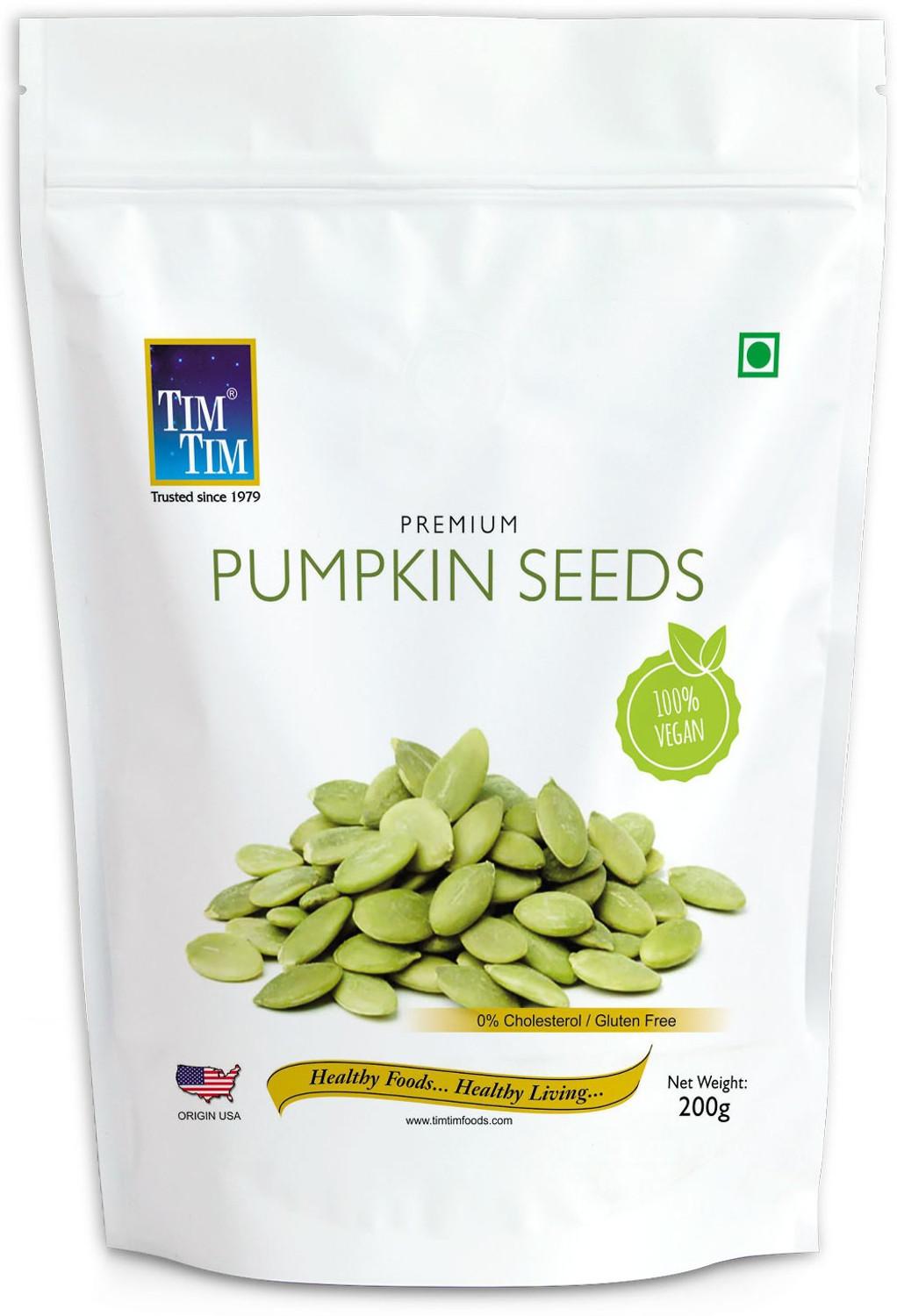 Image of Tim Tim Premium Pumpkin Seeds - High protein and Fibre Rich Superfood Pumpkin Seeds