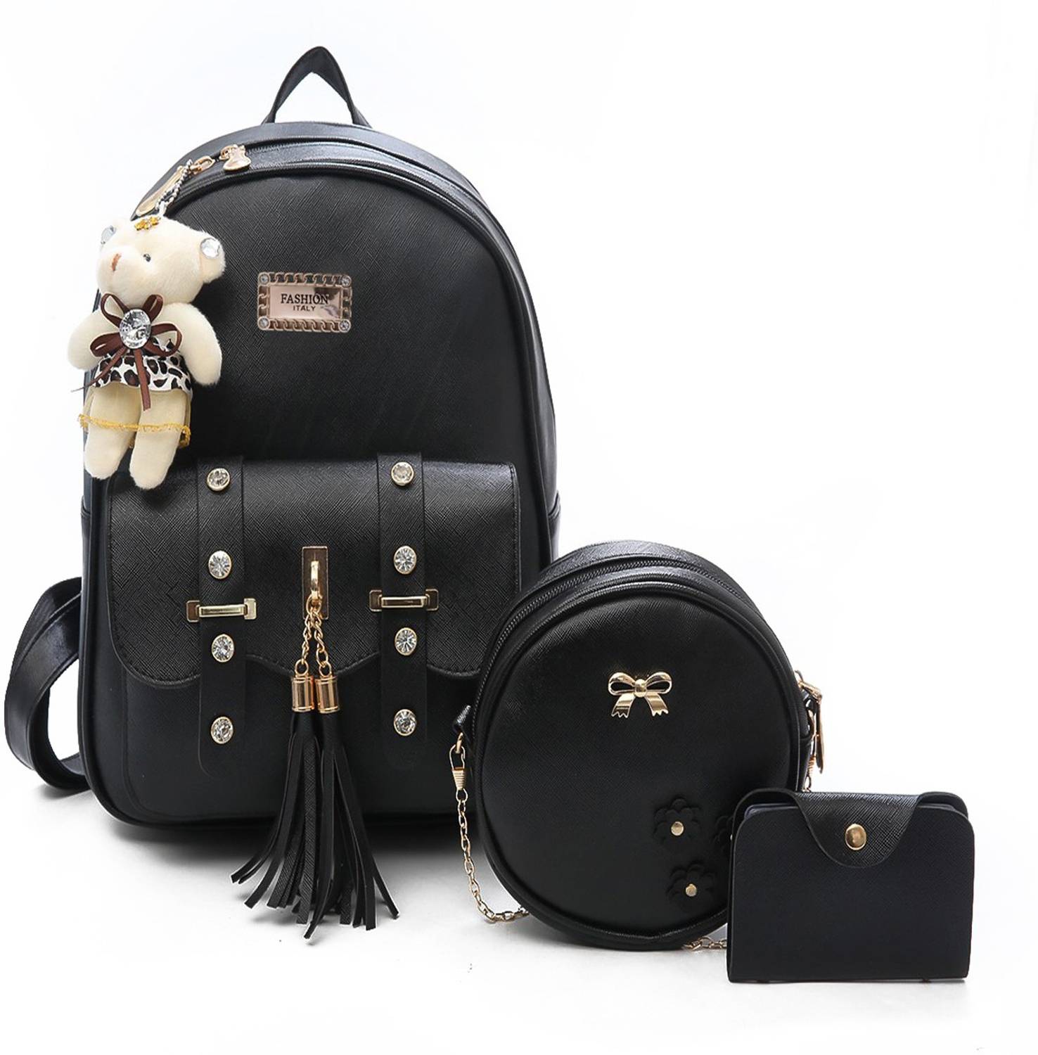 ALICE Girls Black Messenger Bag