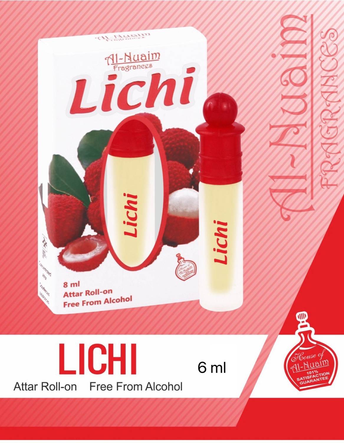 Al-Nuaim Eco Lichi Attar 6ml - Image 2