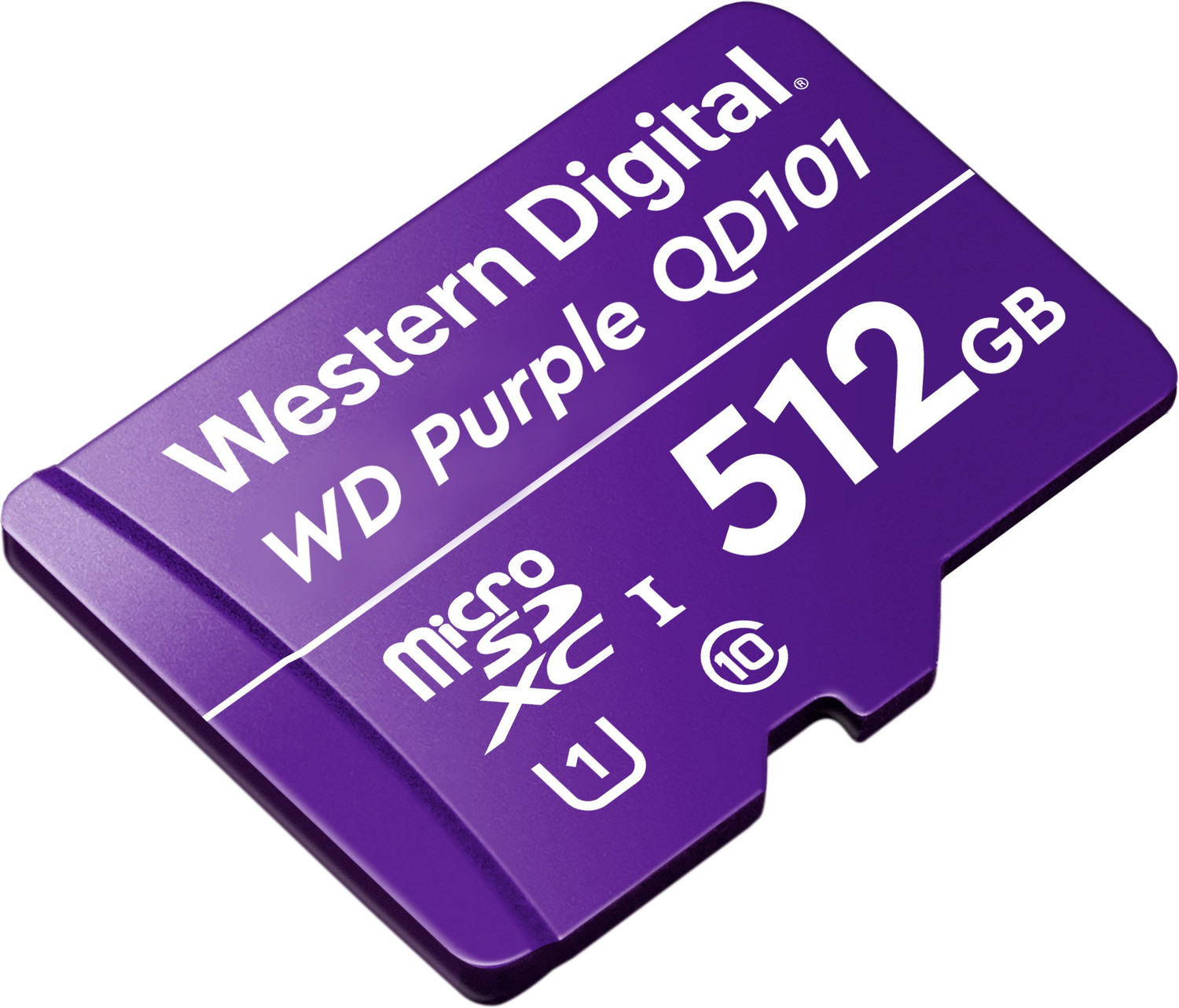 Image of WESTERN DIGITAL WDD512G1P0C QD101 512 GB MicroSD Card Class 10 100 Mbps Memory Card Compatible with Camera