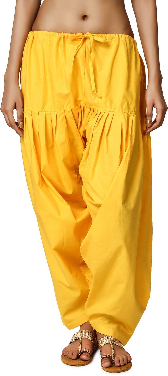 Swastik Stuffs Cotton Solid Patiala