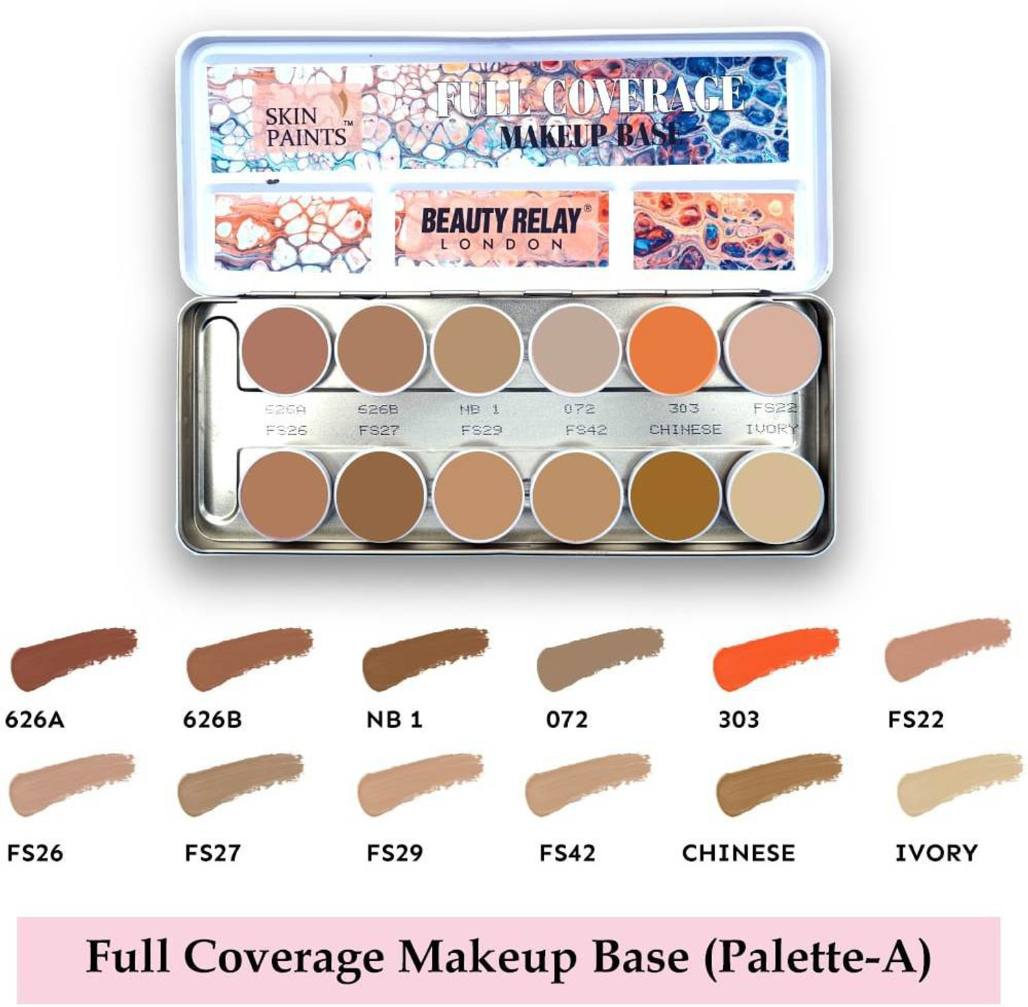 Image of Beauty Relay London Full Coverage Makeup Base Foundation