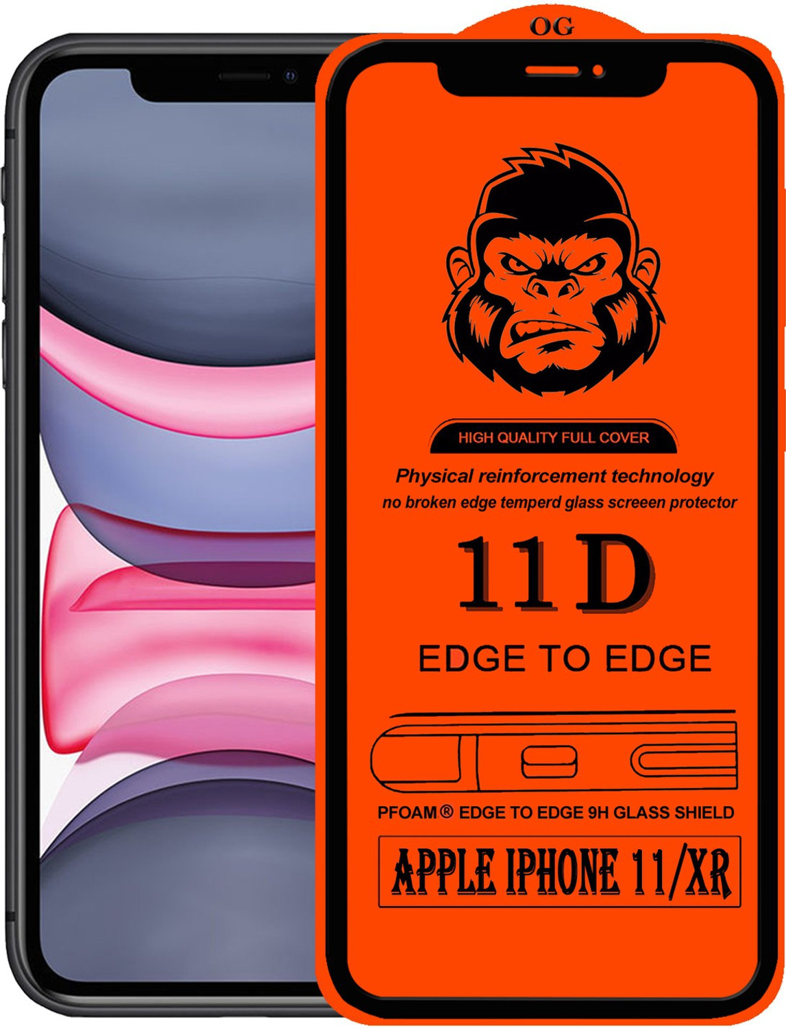 Image of Xester Edge To Edge Tempered Glass for Apple iPhone XR