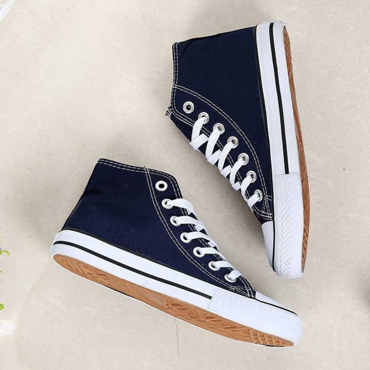 HOCKWOOD Men's Blue High Top Shoes - Image 2