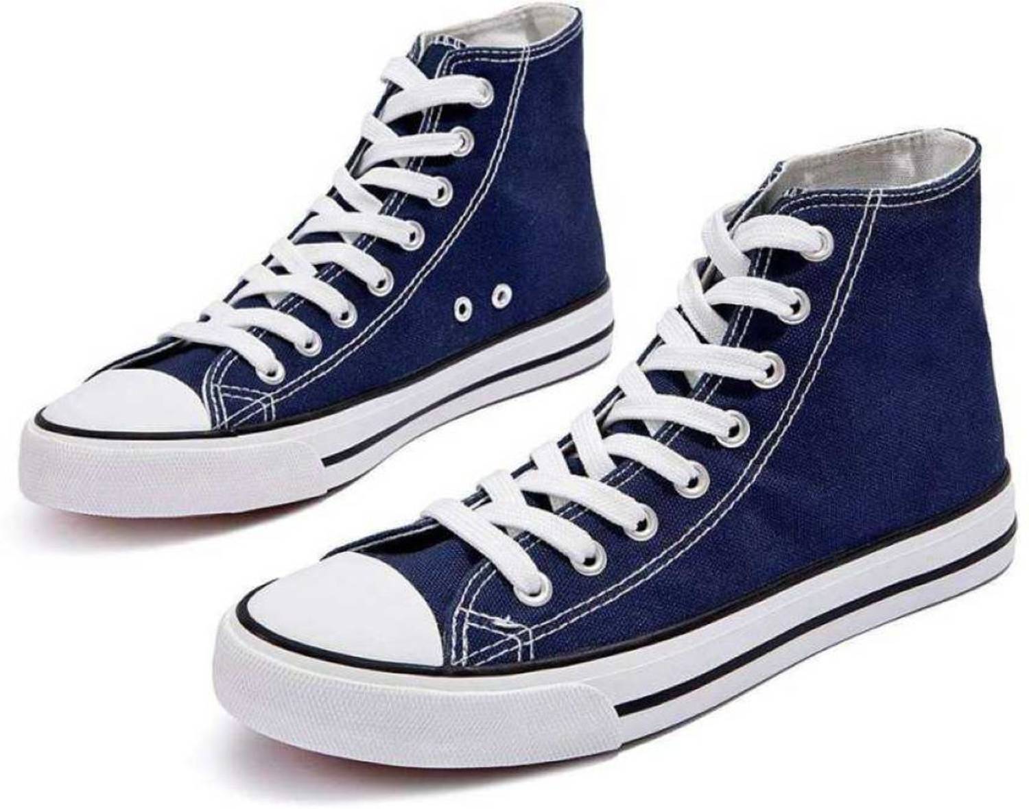 HOCKWOOD Men's Blue High Top Shoes - Image 1