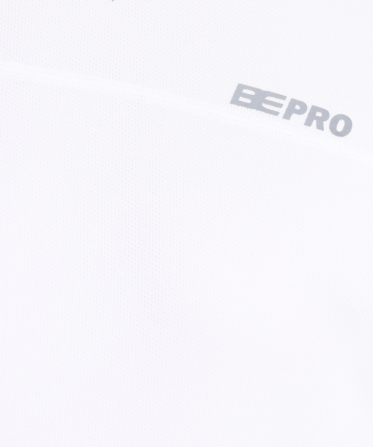 Image of BEPRO Solid Men Round Neck White T-Shirt