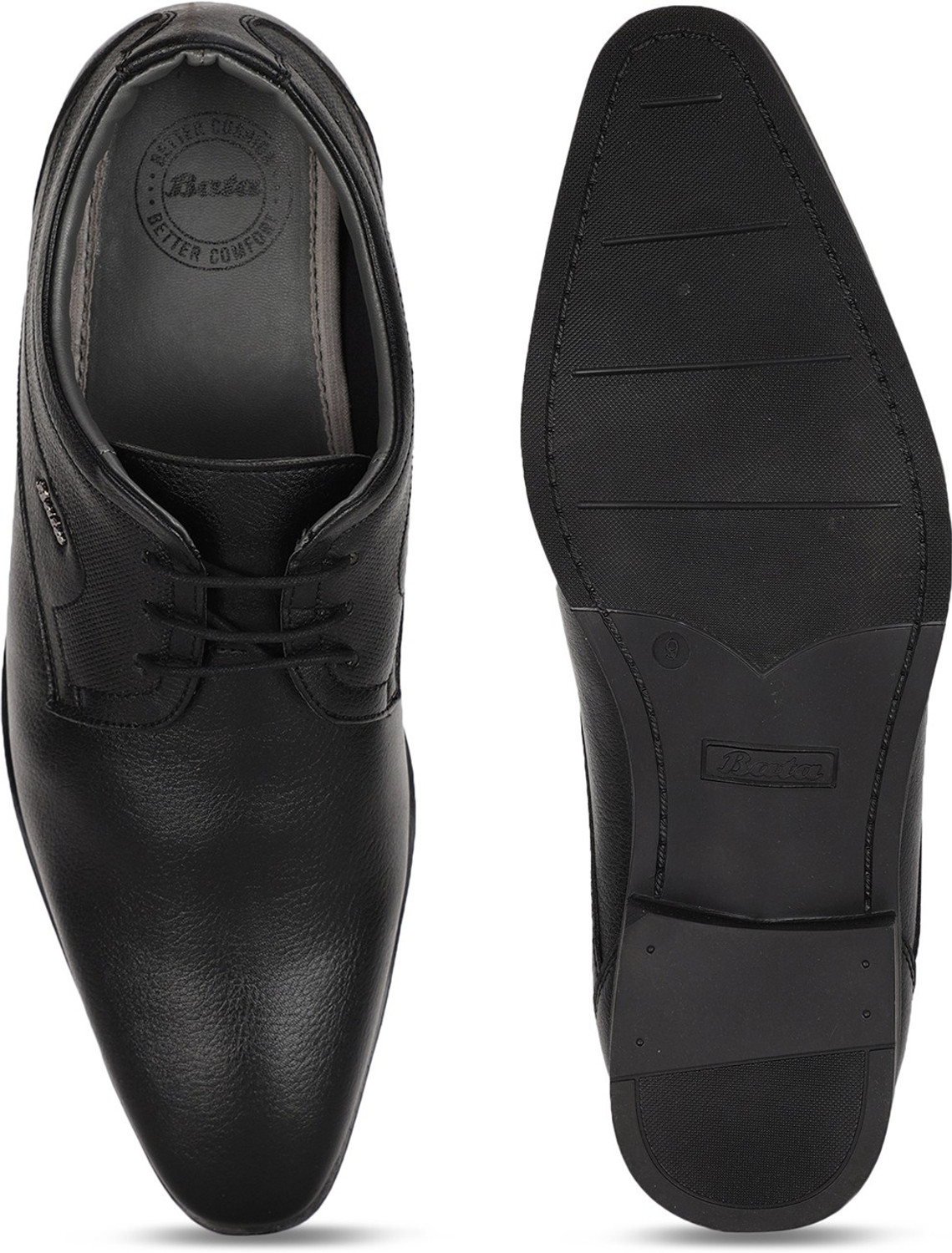 Image of Bata Bata Formal Lace-Up Derby Shoes - Polished & Comfortable for Daily Wear Lace Up For Men