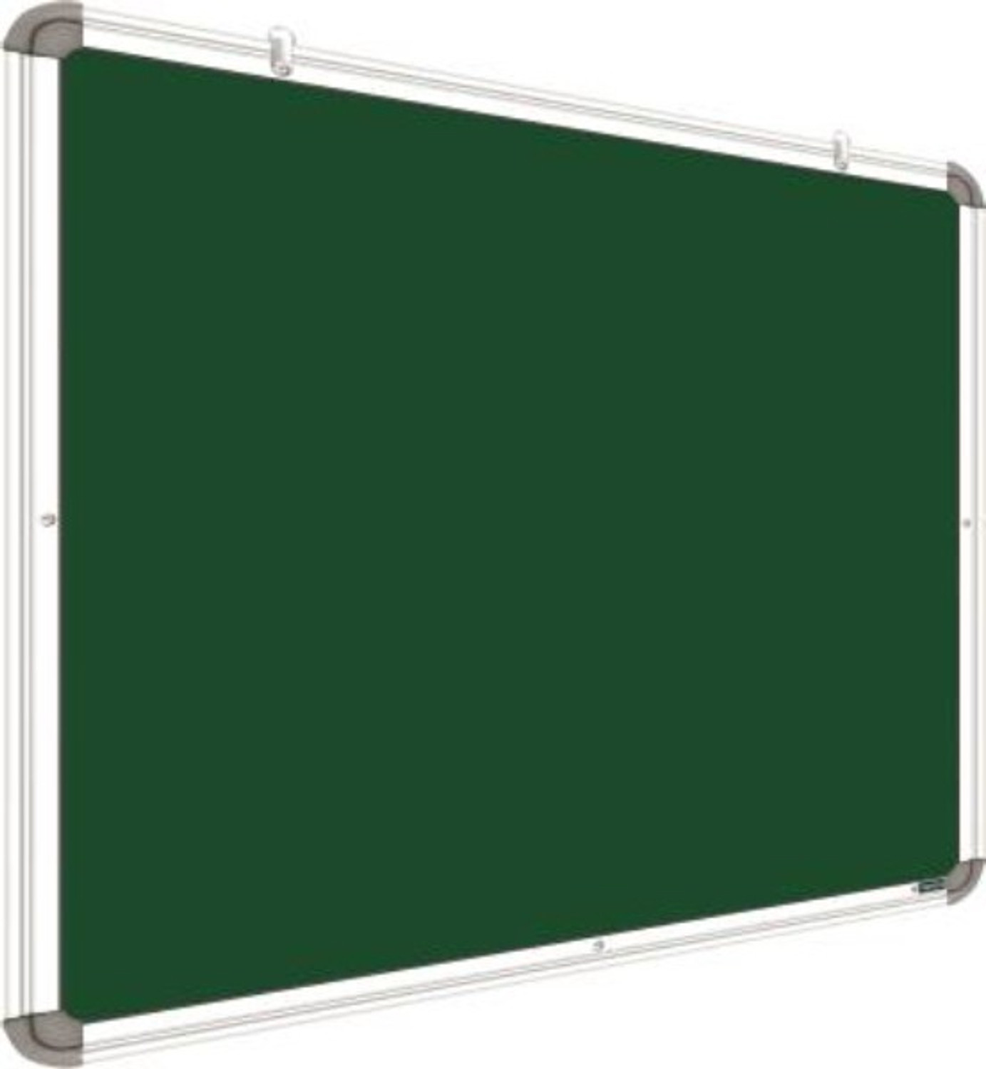Image of SRIRATNA Non-Magnetic 2x3 Feet Double Sided Both Side Writing one Side White Marker and Reverse Side Chalk Board Surface (Pack of 1, Size 2feet x 3feet, White & Green),Model Number 04 Green board