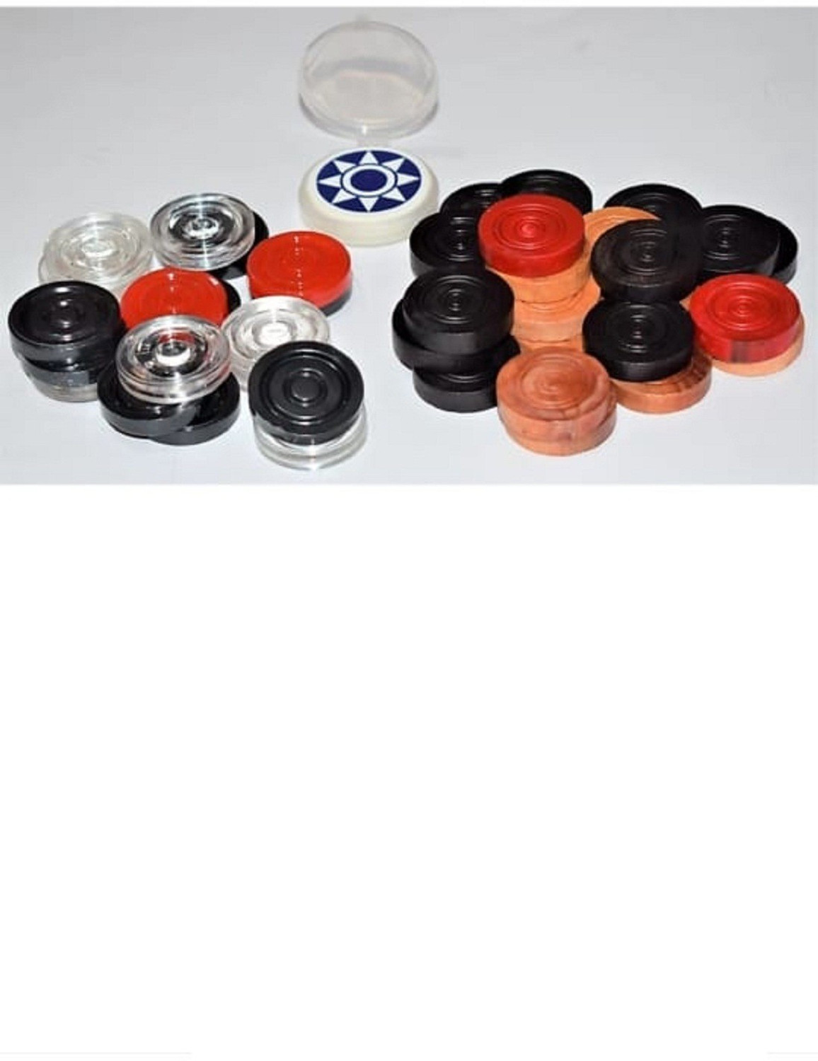 Image of Ishu Sports MATTE FINISH FULL SIZE(32 INCH) WITH STRIKER,POWDER AND COINS 81.04 cm Carrom Board