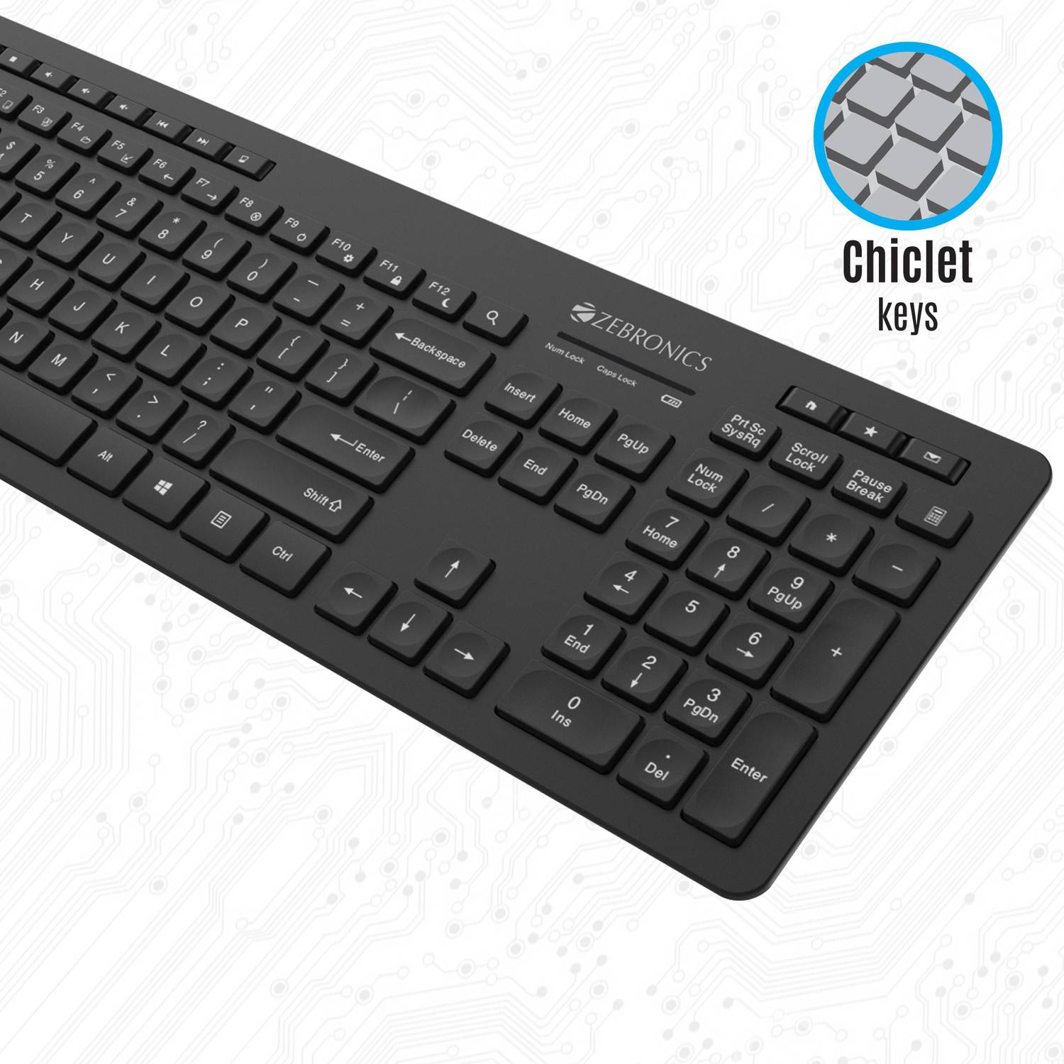 ZEBRONICS Zeb-Companion 500 Wireless Keyboard and Mouse Combo - Image 2