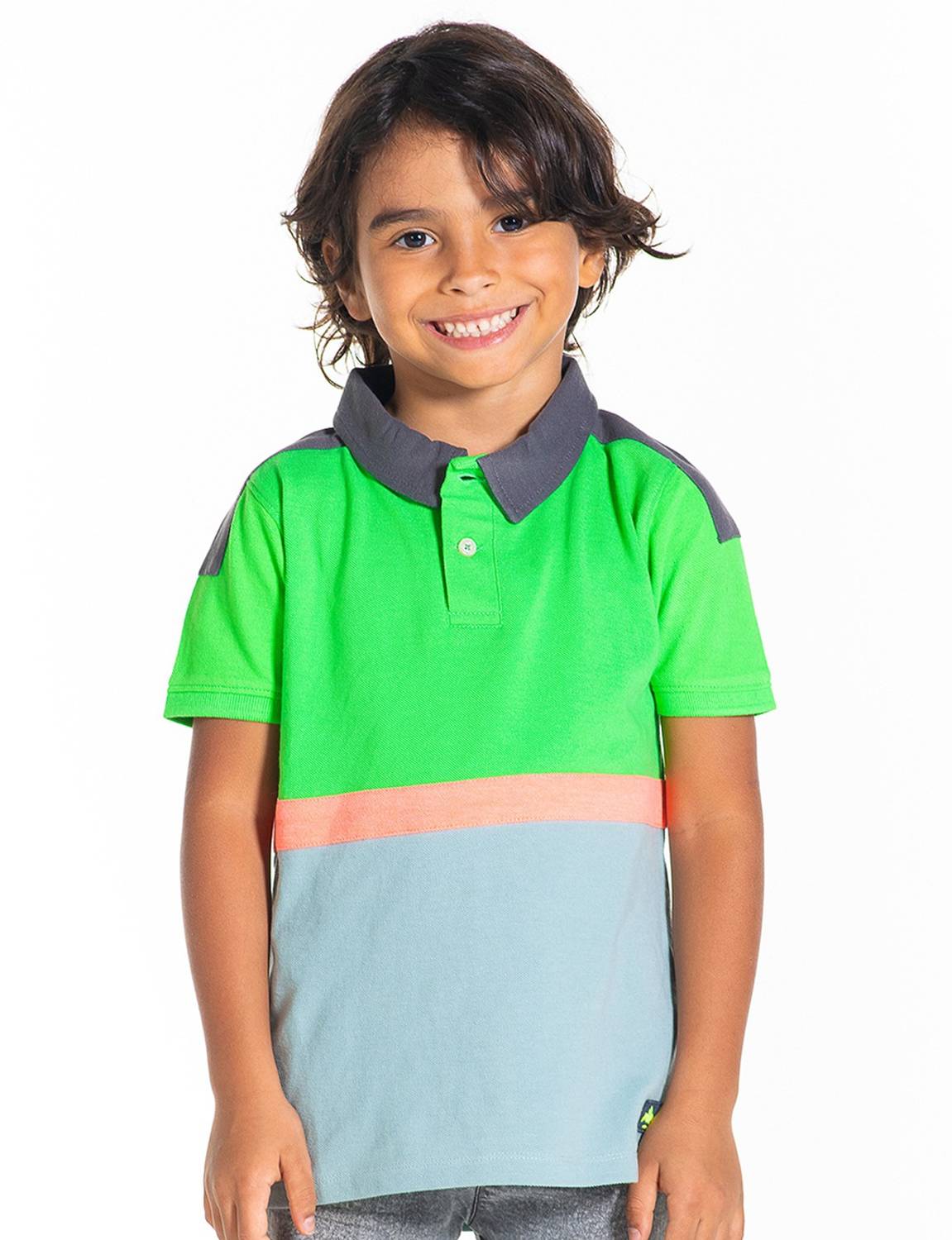 Nitt Hyman  - Cherry Crumble Boys Colorblock Polycotton Regular T Shirt