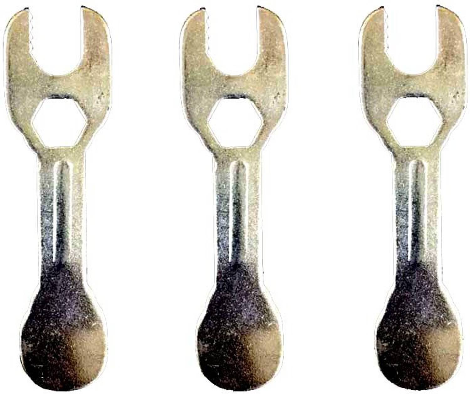 2fortheroad 30007 Bicycle Cycle Tyre Puncture Repair Remover Lever Tool Steel 3pcs per Order 2FTR-30007 Single Sided Open End Wrench
